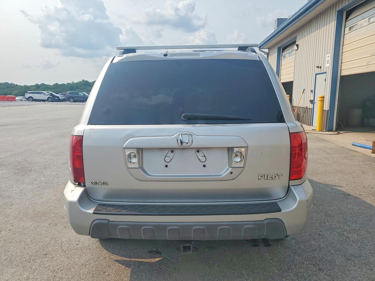 2005 Honda Pilot Exl Silver vin: 5FNYF18665B015806