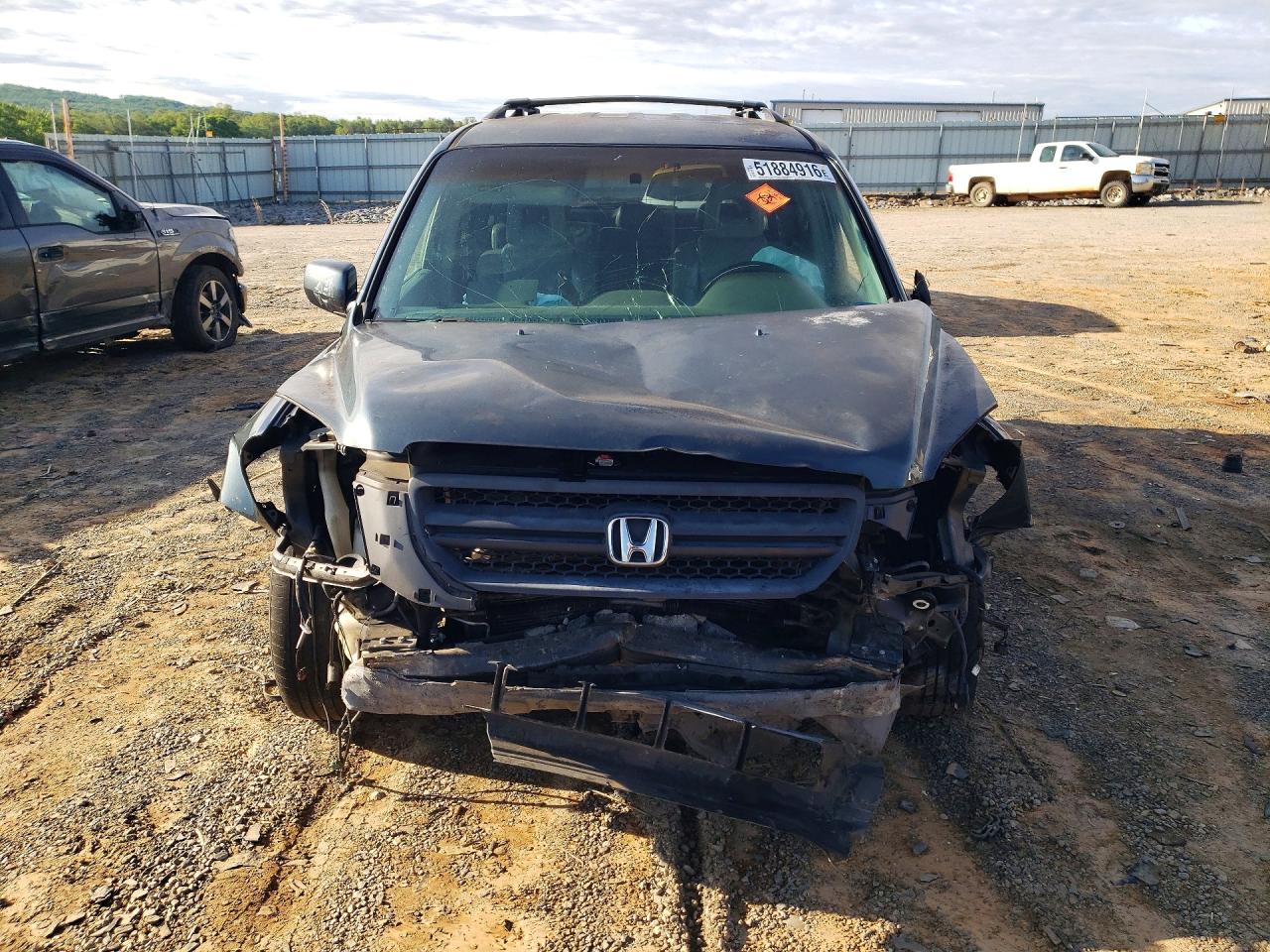 2004 Honda Pilot Exl Gray vin: 5FNYF18674B005266