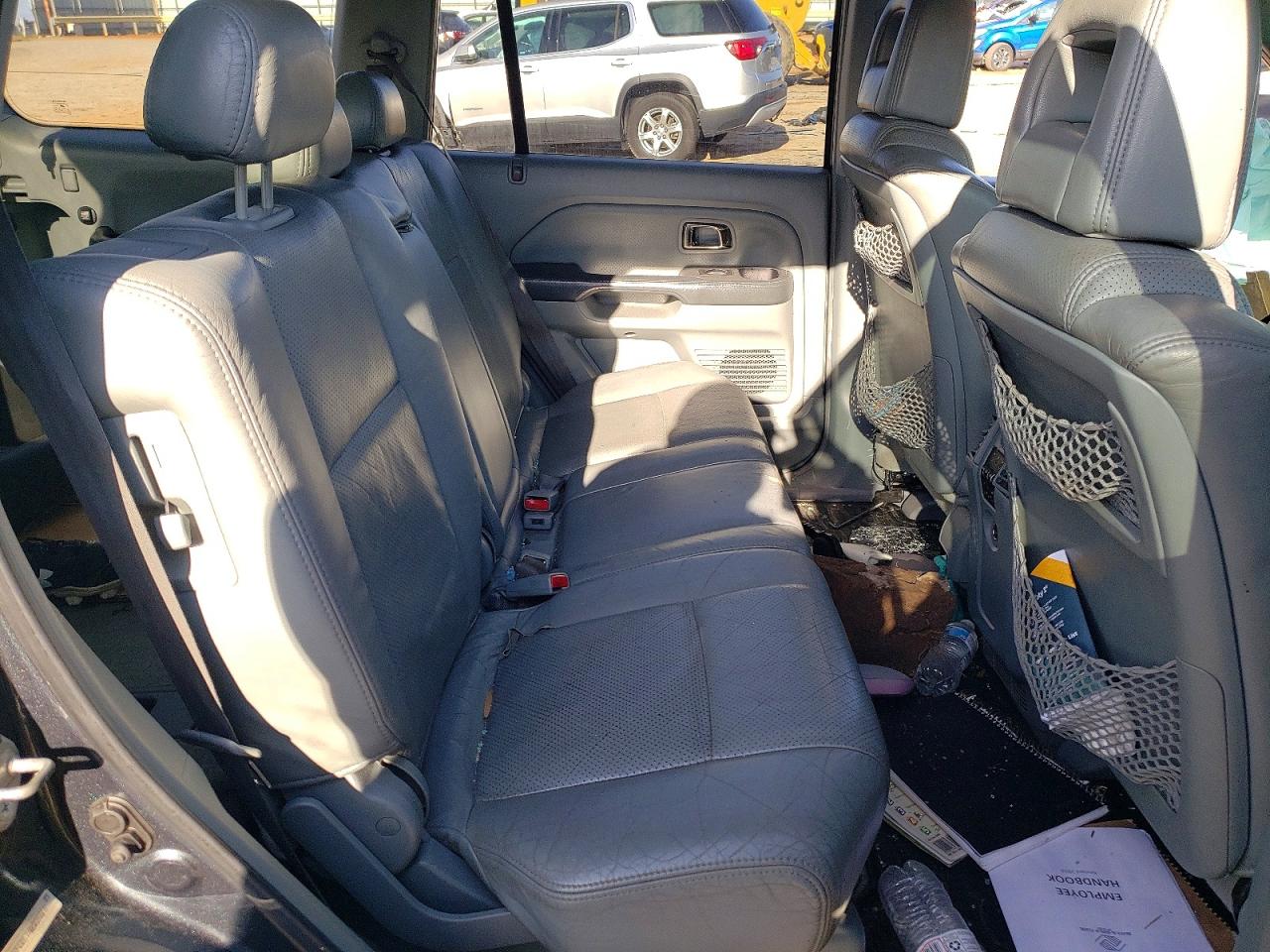 2004 Honda Pilot Exl Gray vin: 5FNYF18674B005266