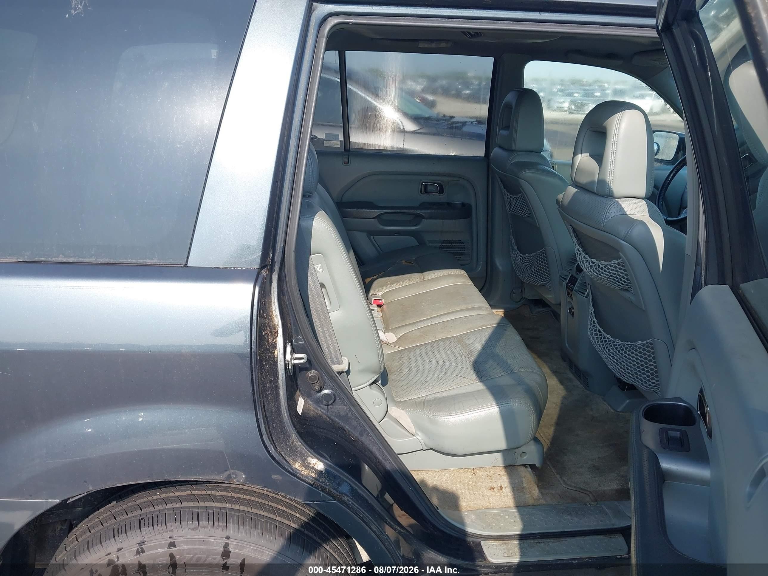 2005 Honda Pilot Ex-l Green vin: 5FNYF18675B016463