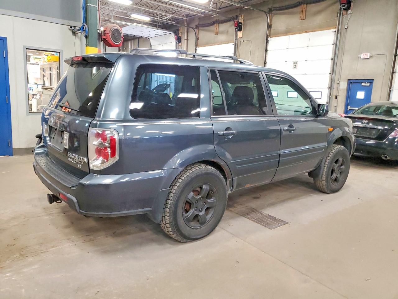 2006 Honda Pilot Ex Gray vin: 5FNYF18676B009515