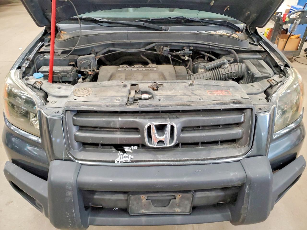 2006 Honda Pilot Ex Gray vin: 5FNYF18676B009515