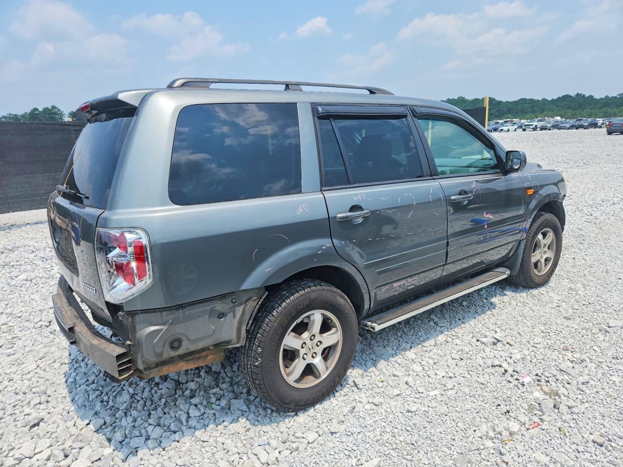 2007 Honda Pilot Exl Угольный vin: 5FNYF18677B030365