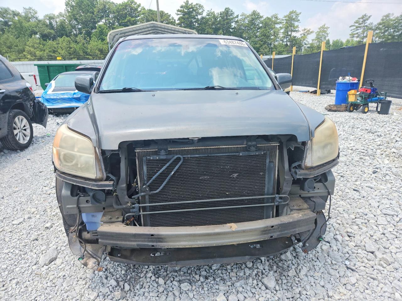 2007 Honda Pilot Exl Угольный vin: 5FNYF18677B030365