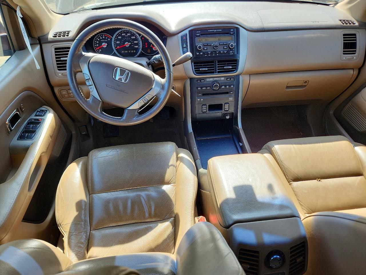 2008 Honda Pilot Exl Burgundy vin: 5FNYF18678B002874