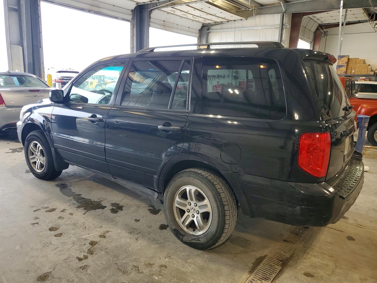 2004 Honda Pilot Exl Black vin: 5FNYF18684B003686