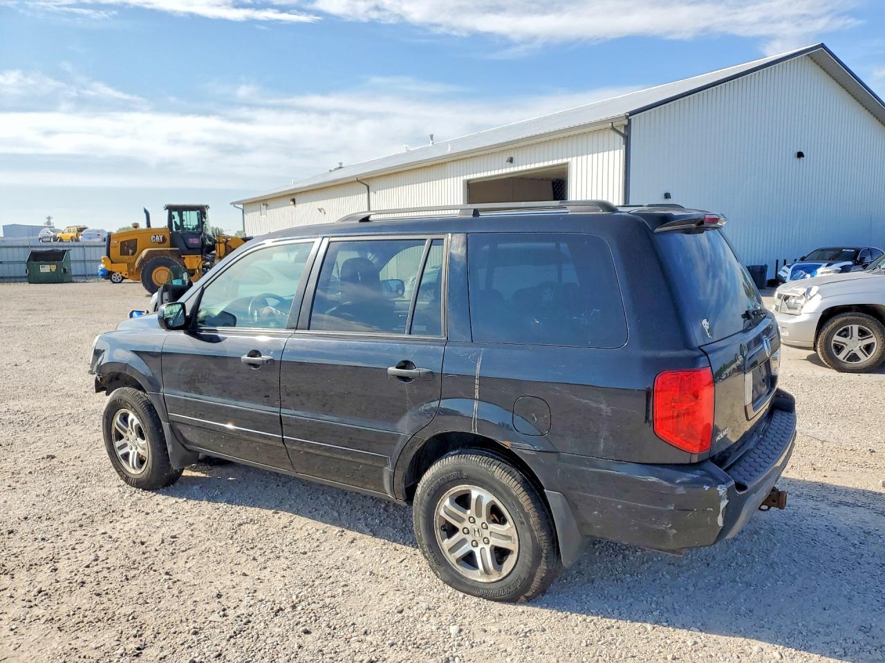 2005 Honda Pilot Exl Black vin: 5FNYF18685B058611