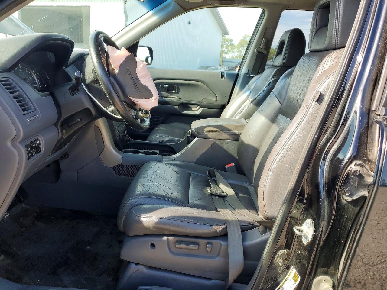 2005 Honda Pilot Exl Black vin: 5FNYF18685B058611