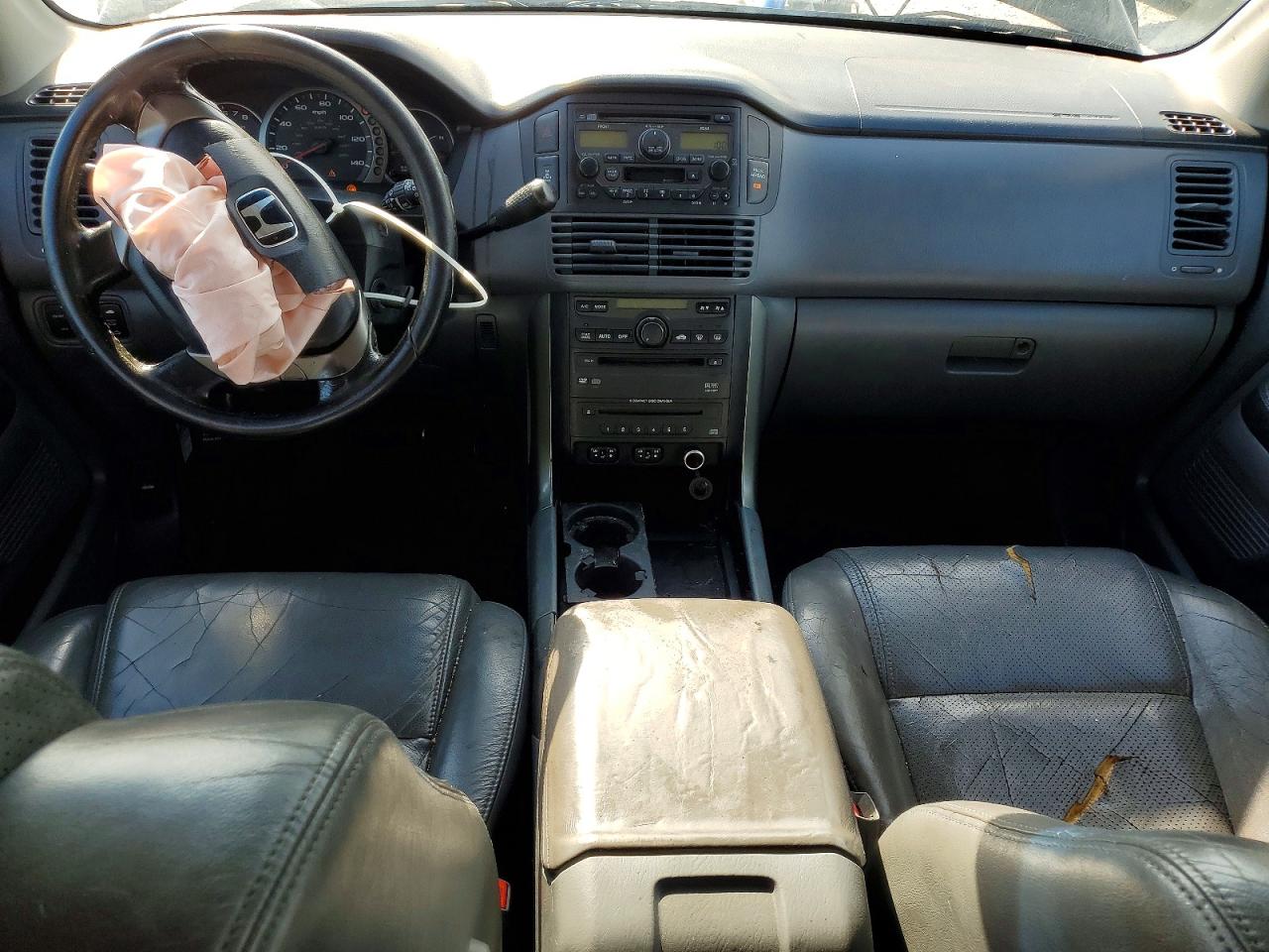 2005 Honda Pilot Exl Black vin: 5FNYF18685B058611
