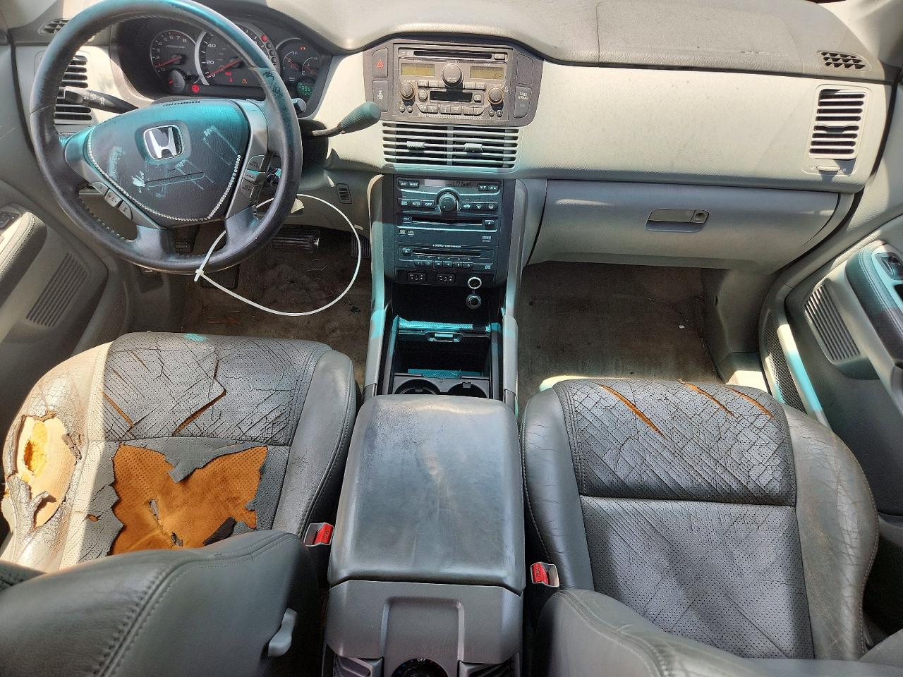 2005 Honda Pilot Exl Gray vin: 5FNYF18685B061203