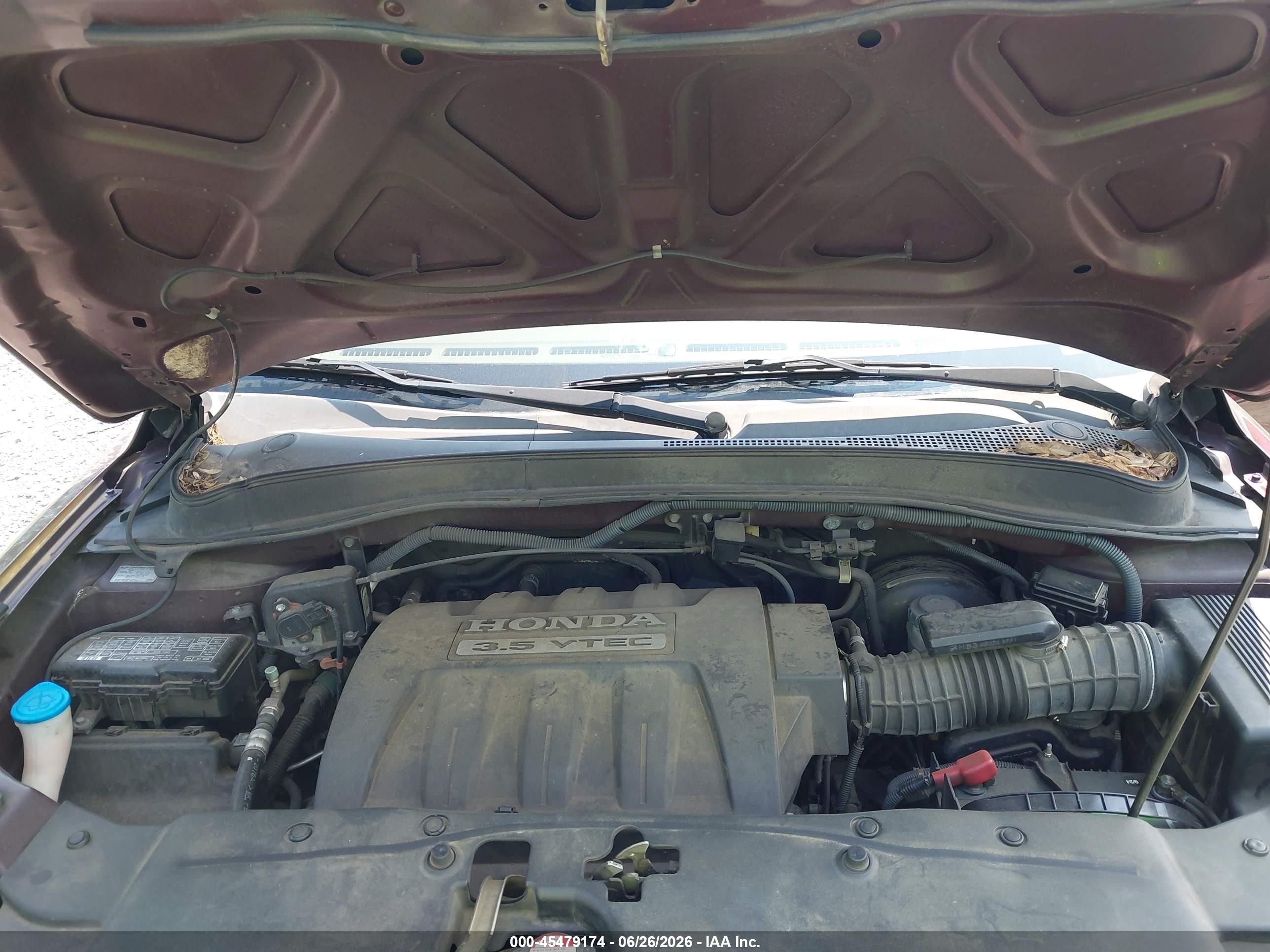 2007 Honda Pilot Ex-l Темно-бордовый vin: 5FNYF18687B002249