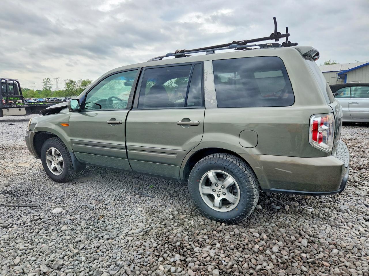 2008 Honda Pilot Exl Green vin: 5FNYF18688B010286