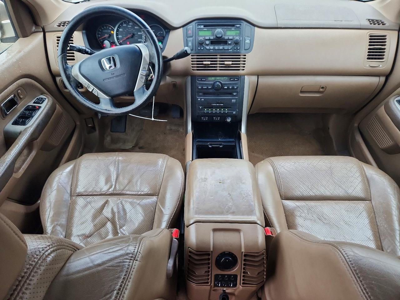 2005 Honda Pilot Exl Gold vin: 5FNYF18695B000216