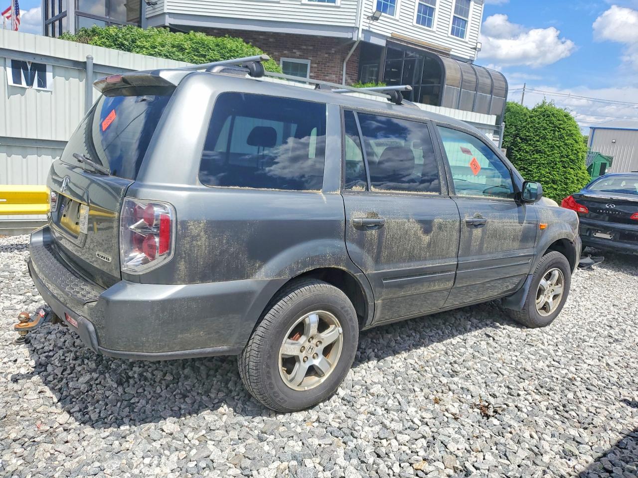 2007 Honda Pilot Exl Gray vin: 5FNYF18697B029377
