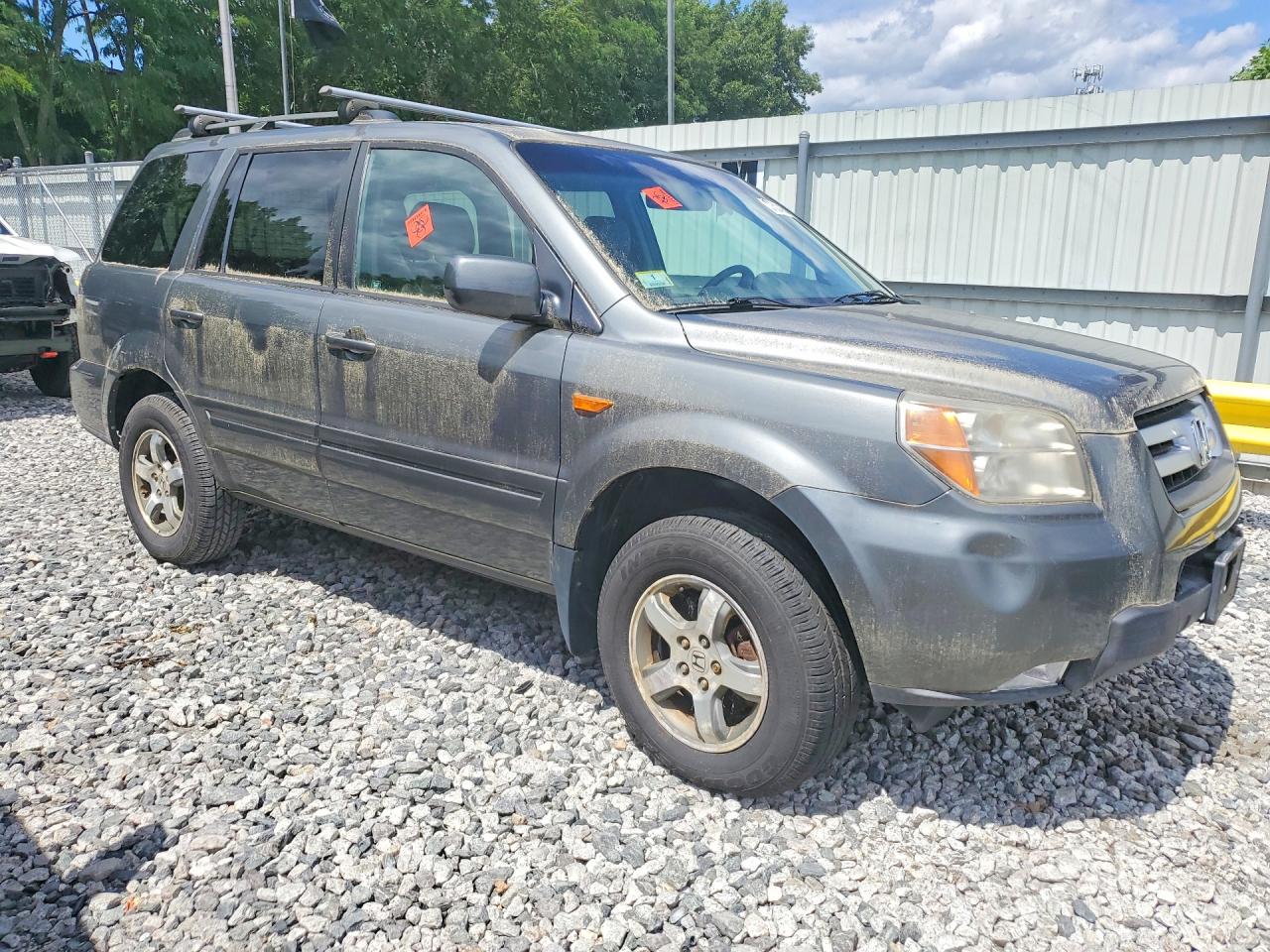 2007 Honda Pilot Exl Gray vin: 5FNYF18697B029377