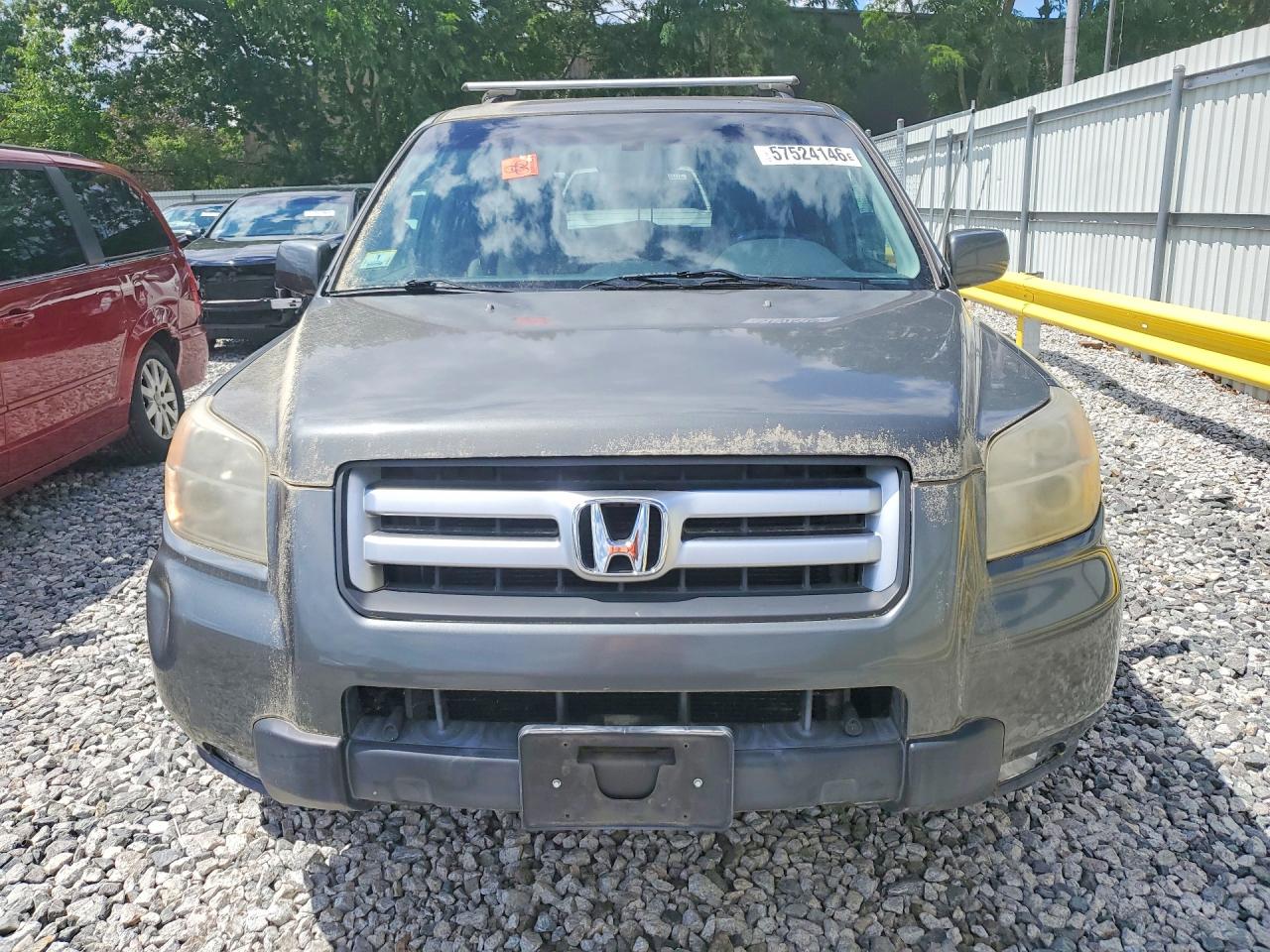 2007 Honda Pilot Exl Gray vin: 5FNYF18697B029377
