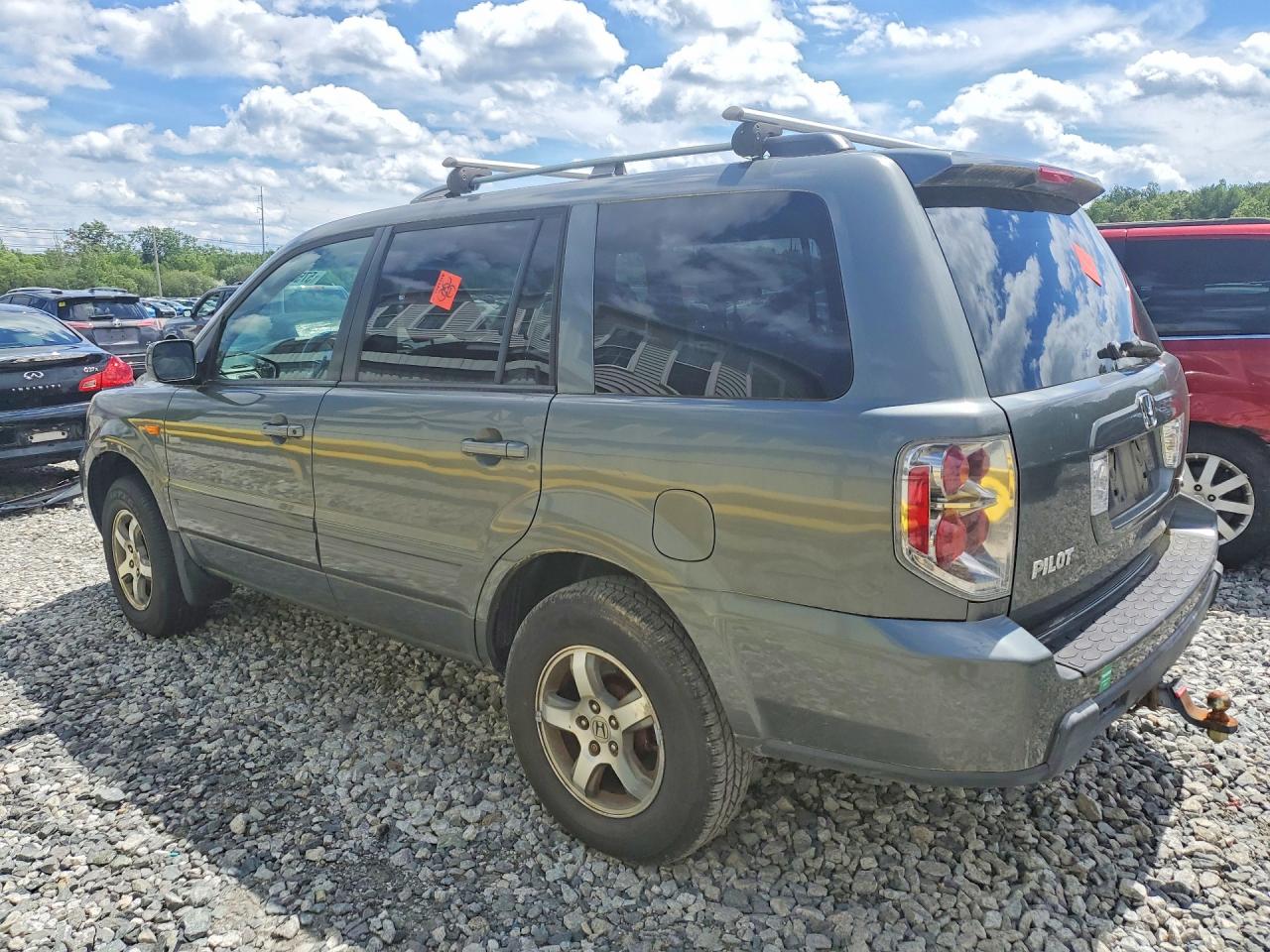 2007 Honda Pilot Exl Gray vin: 5FNYF18697B029377