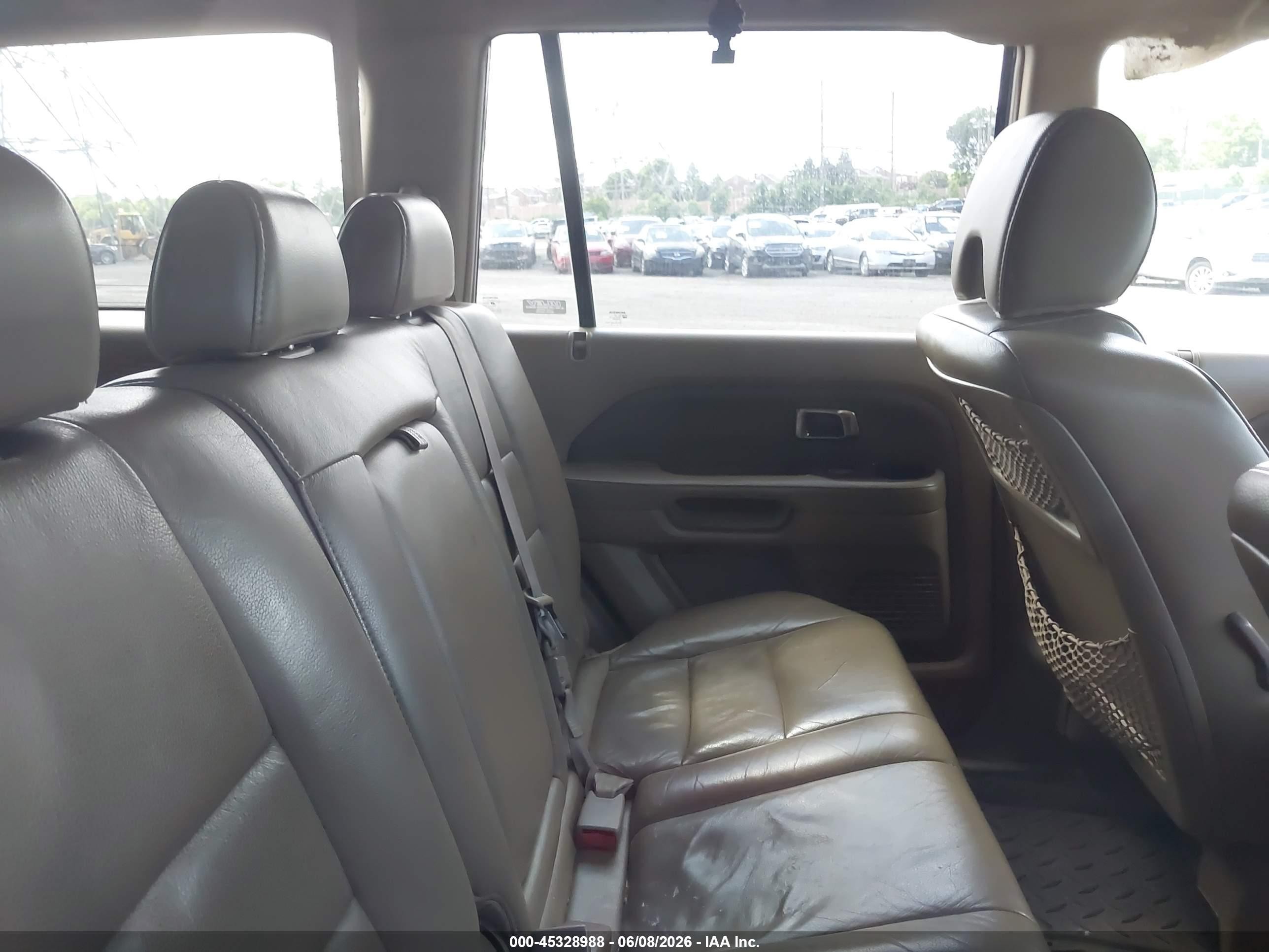 2008 Honda Pilot Ex-l Maroon vin: 5FNYF18698B040283