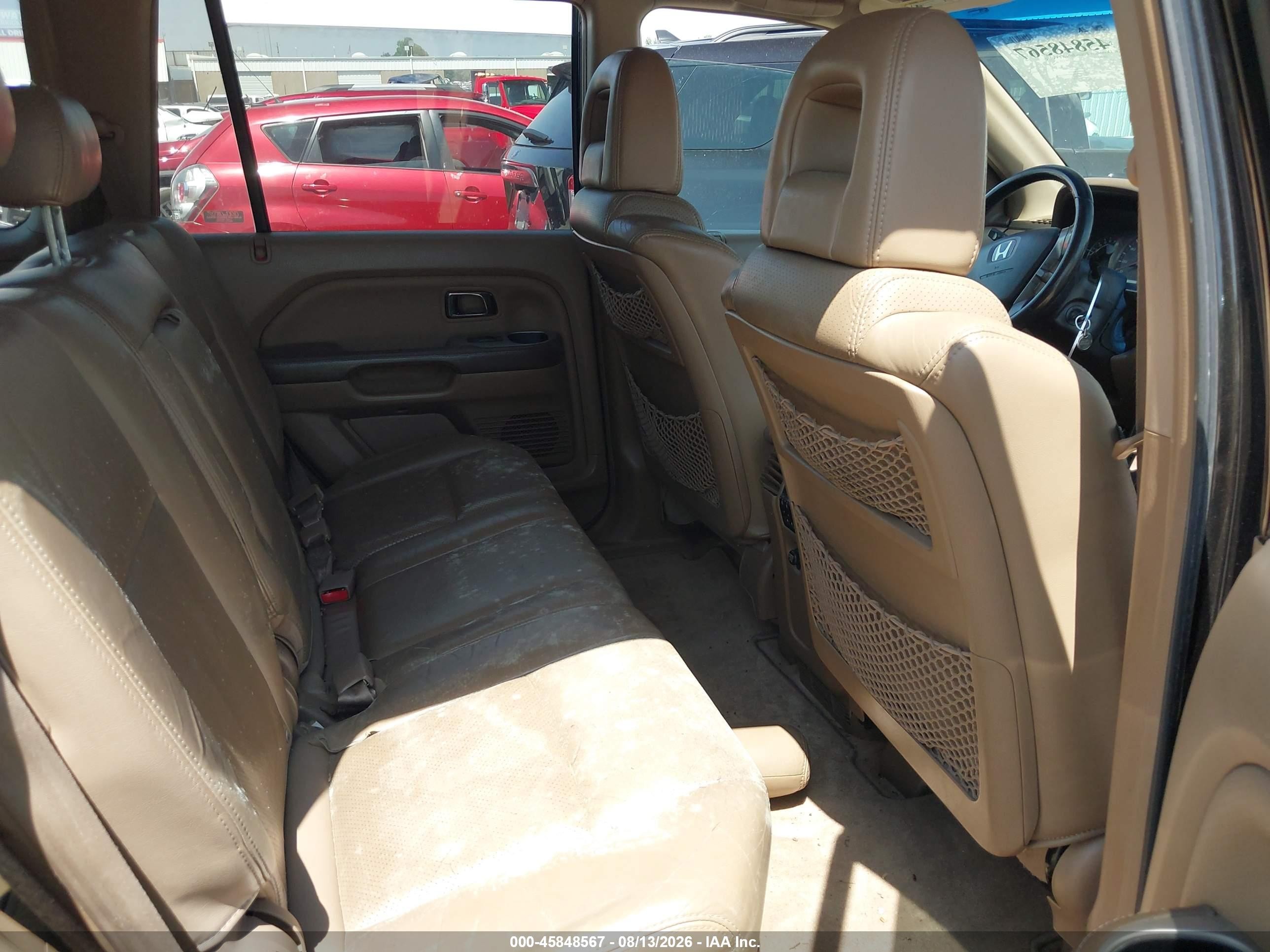 2005 Honda Pilot Ex-l Черный vin: 5FNYF186X5B021365