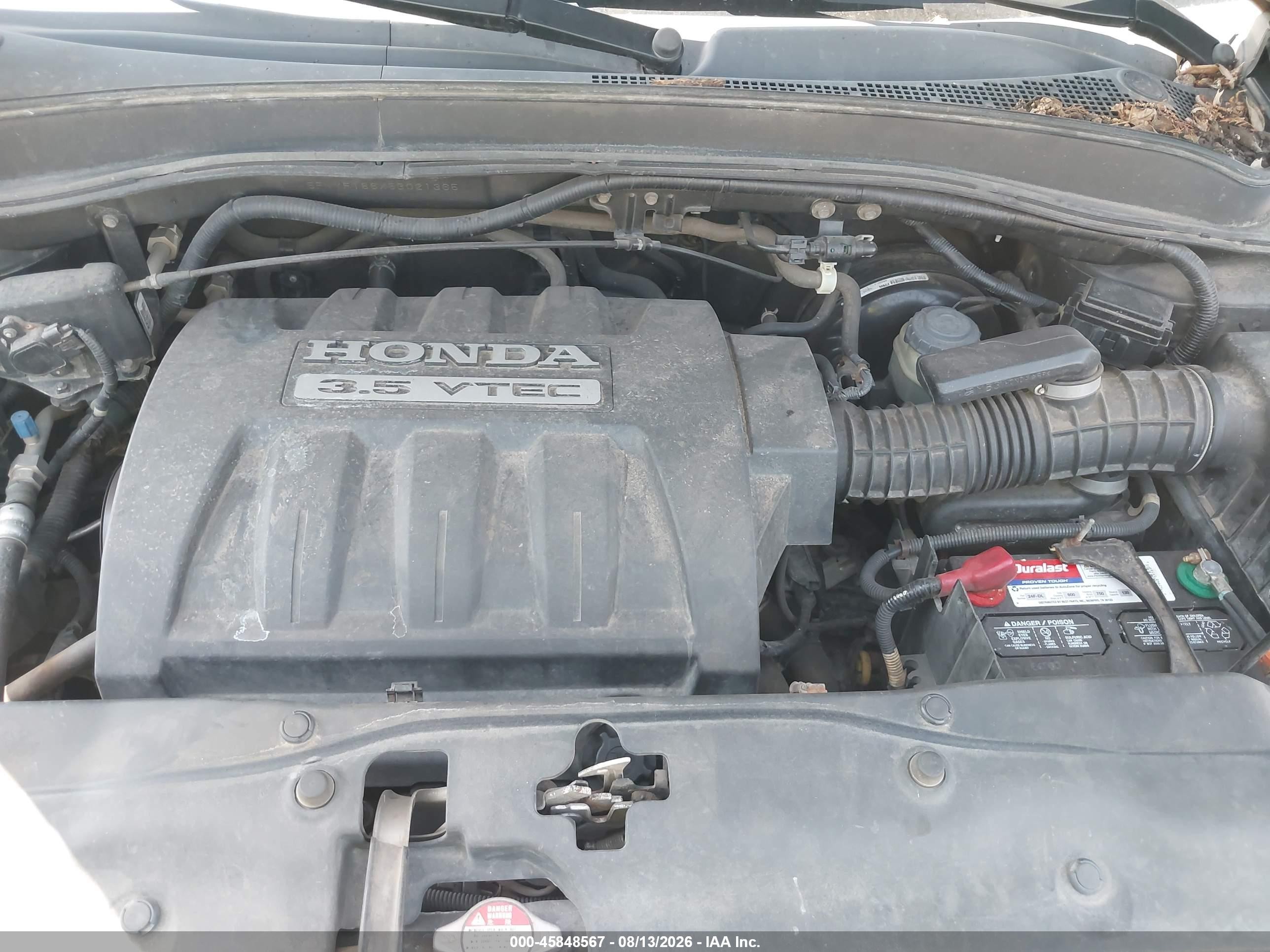 2005 Honda Pilot Ex-l Черный vin: 5FNYF186X5B021365