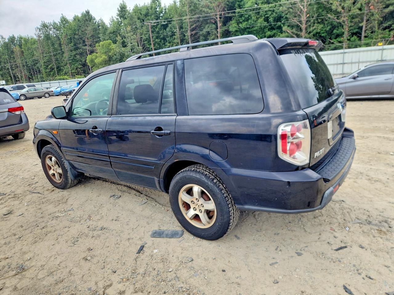 2006 Honda Pilot Ex Black vin: 5FNYF186X6B027913