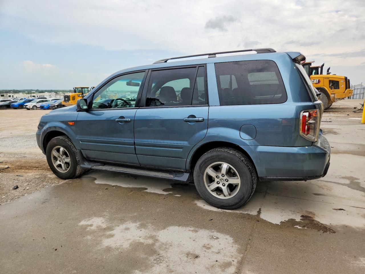 2008 Honda Pilot Exl Blue vin: 5FNYF186X8B033133