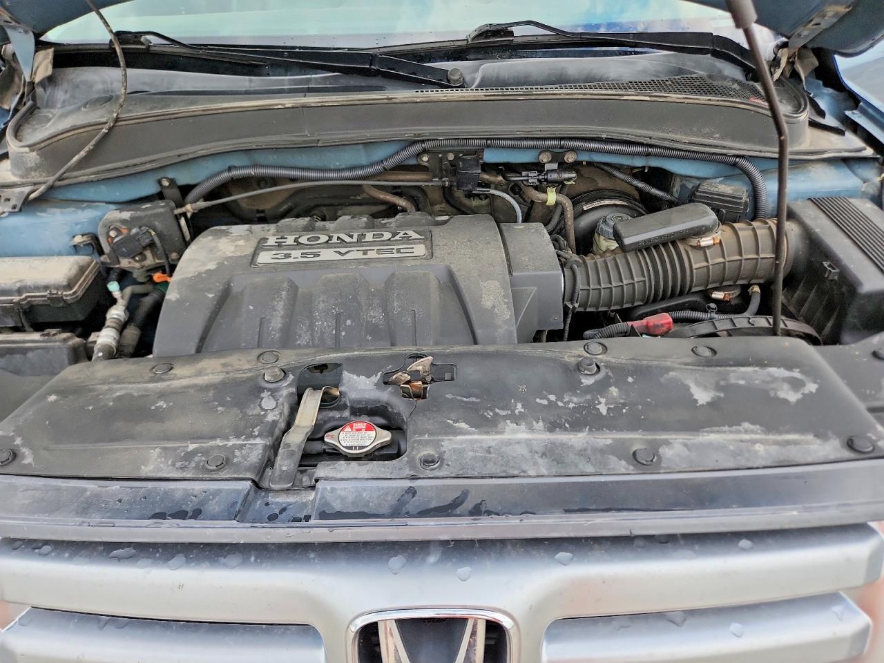 2008 Honda Pilot Exl Blue vin: 5FNYF186X8B033133