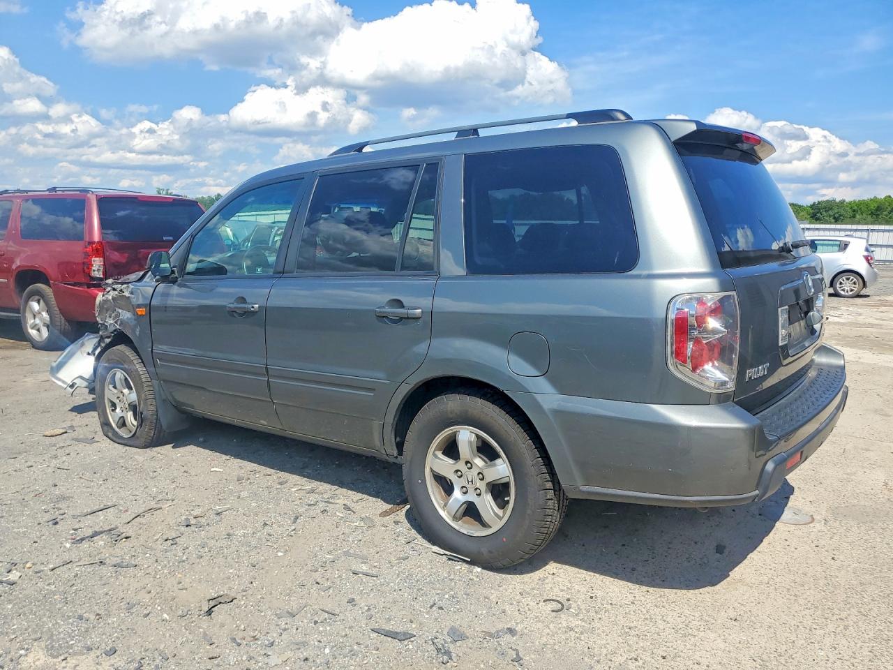 2007 Honda Pilot Exl Gray vin: 5FNYF18707B023475