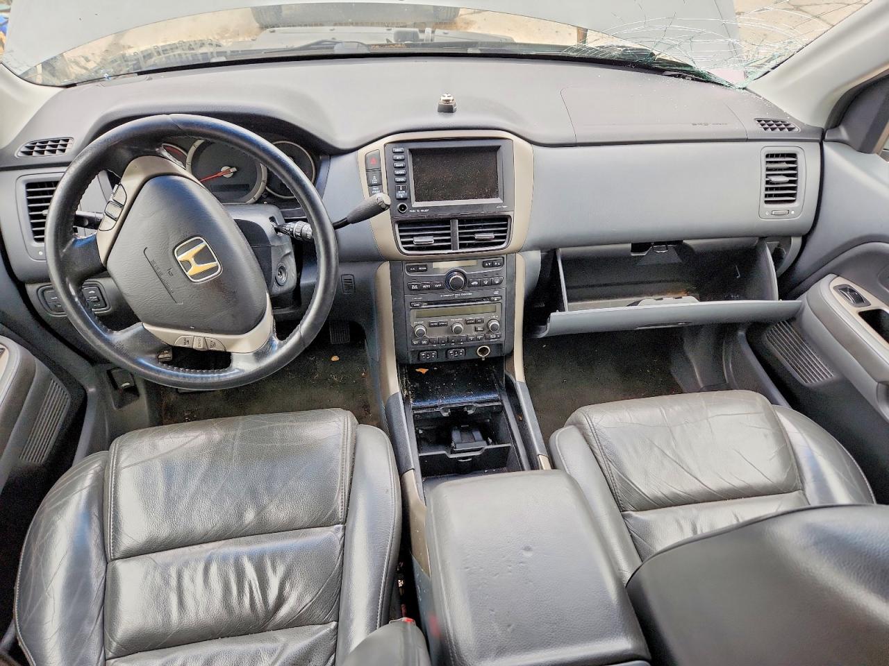 2008 Honda Pilot Exl Gray vin: 5FNYF18708B000196