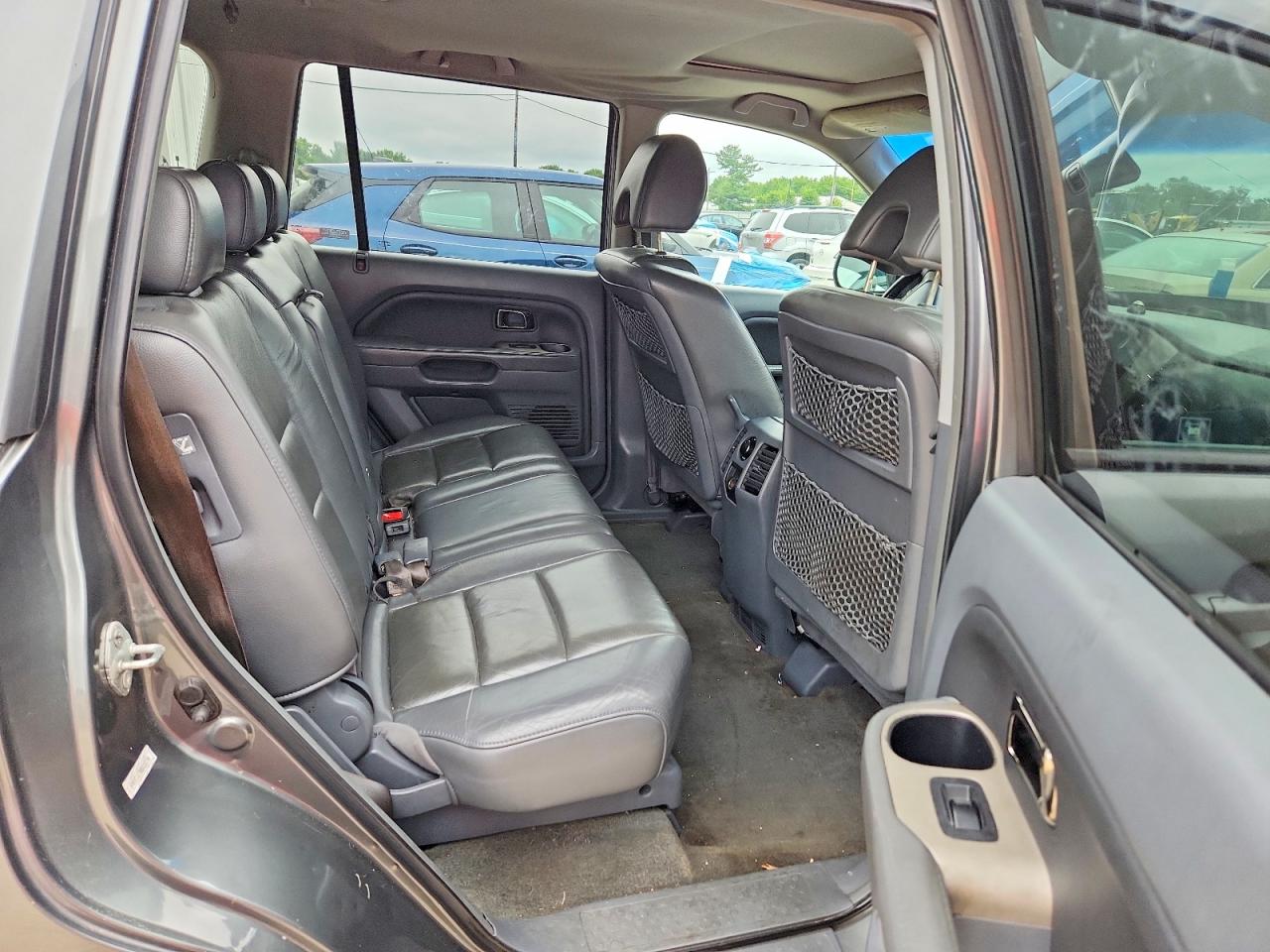 2008 Honda Pilot Exl Gray vin: 5FNYF18708B000196
