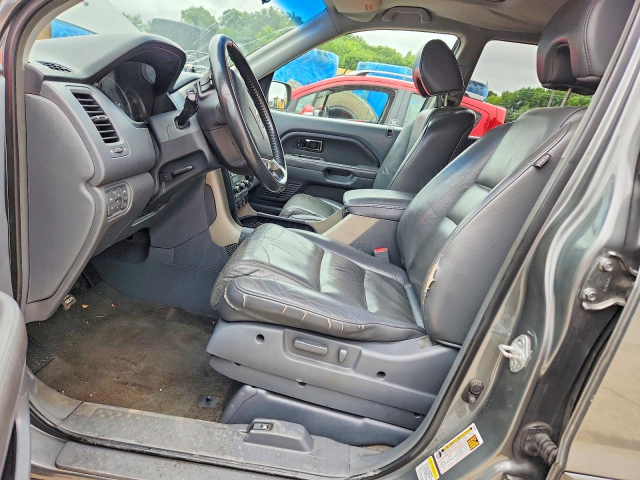 2008 Honda Pilot Exl Gray vin: 5FNYF18708B000196