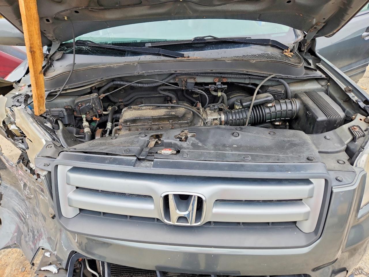 2008 Honda Pilot Exl Gray vin: 5FNYF18708B000196