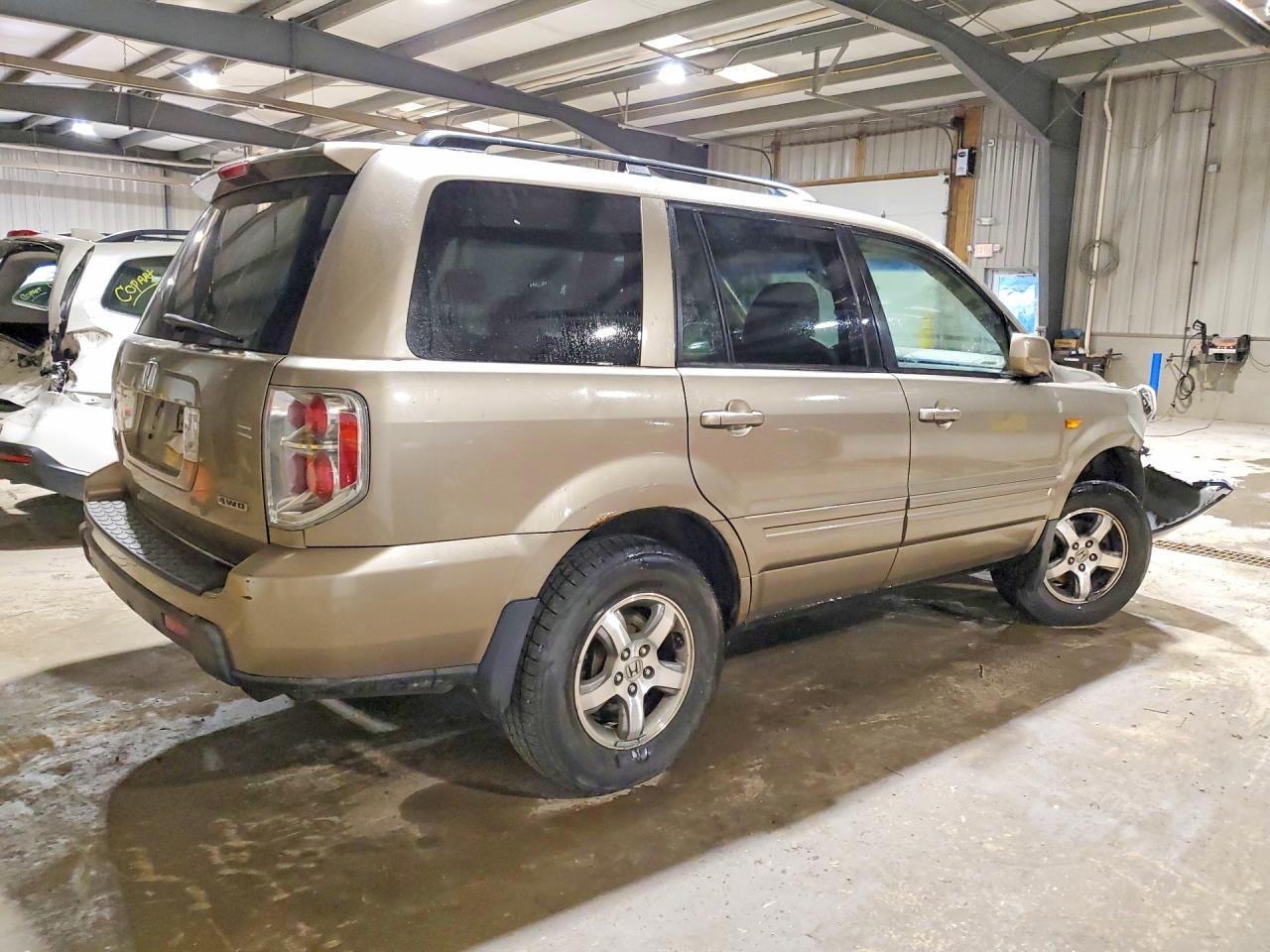2008 Honda Pilot Tan vin: 5FNYF18718B043817