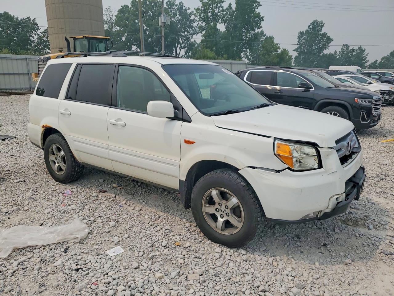 2008 Honda Pilot Exl White vin: 5FNYF18728B041056