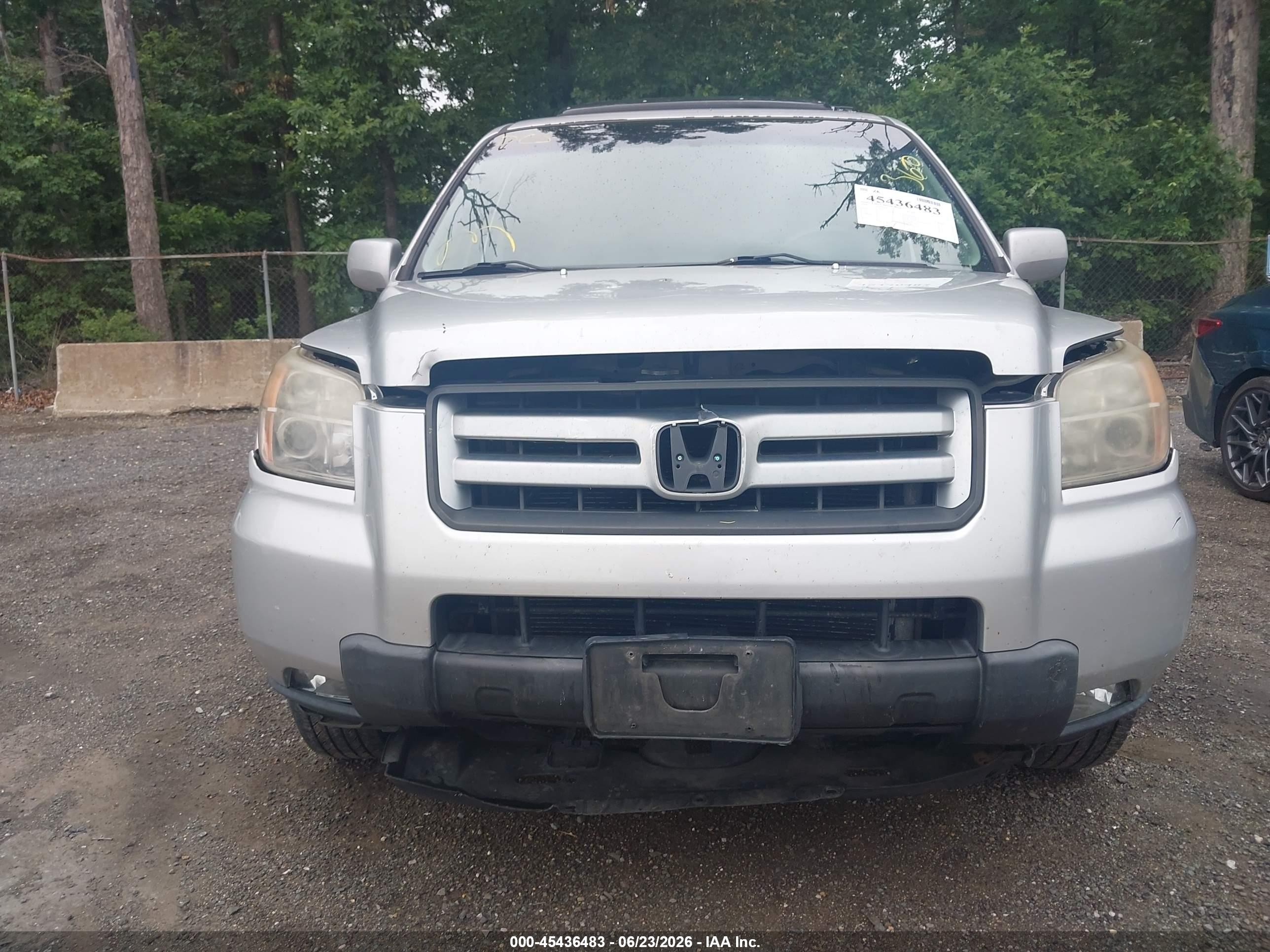 2008 Honda Pilot Ex-l Silver vin: 5FNYF18738B045942