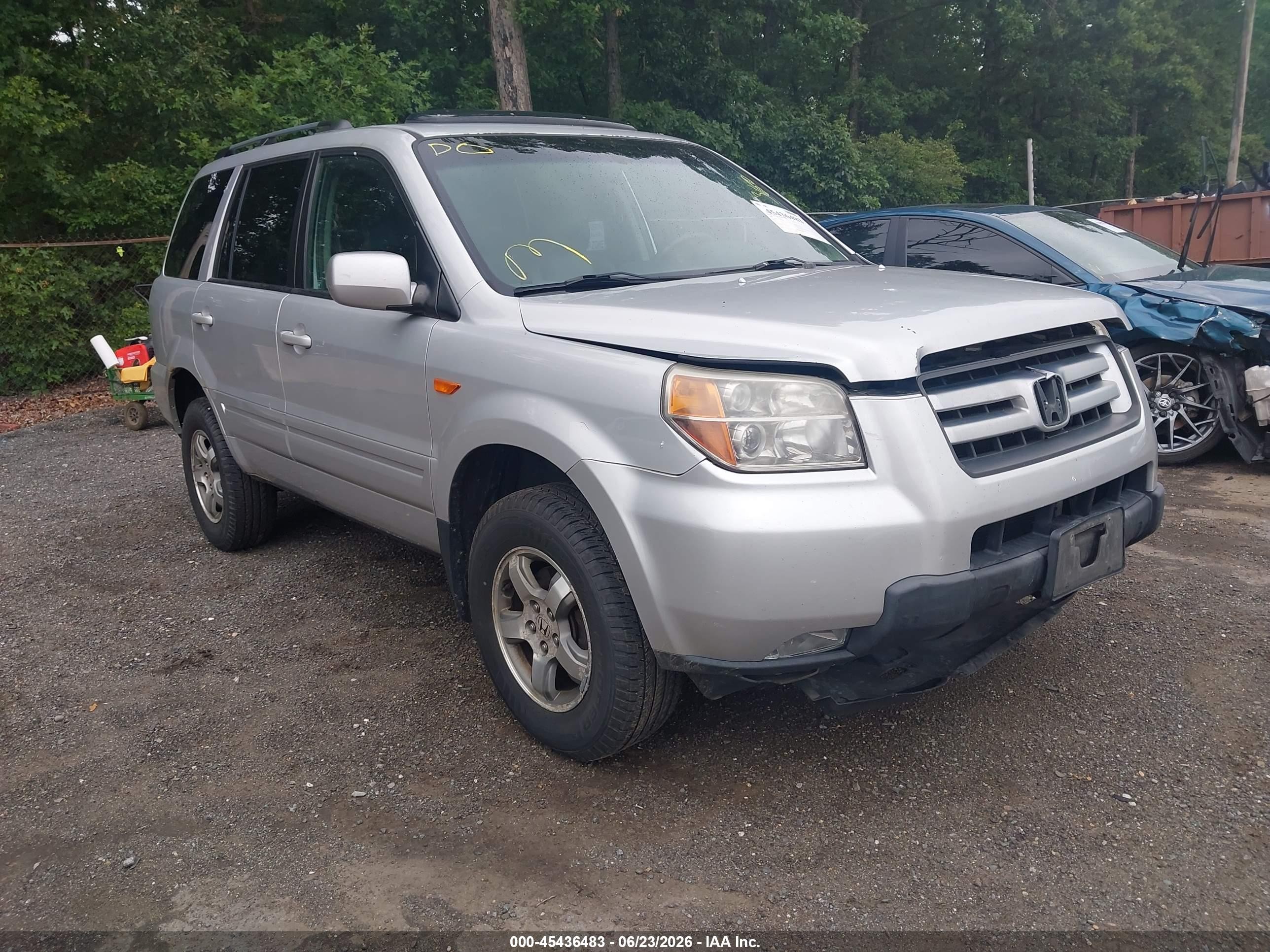 2008 Honda Pilot Ex-l Серебряный vin: 5FNYF18738B045942