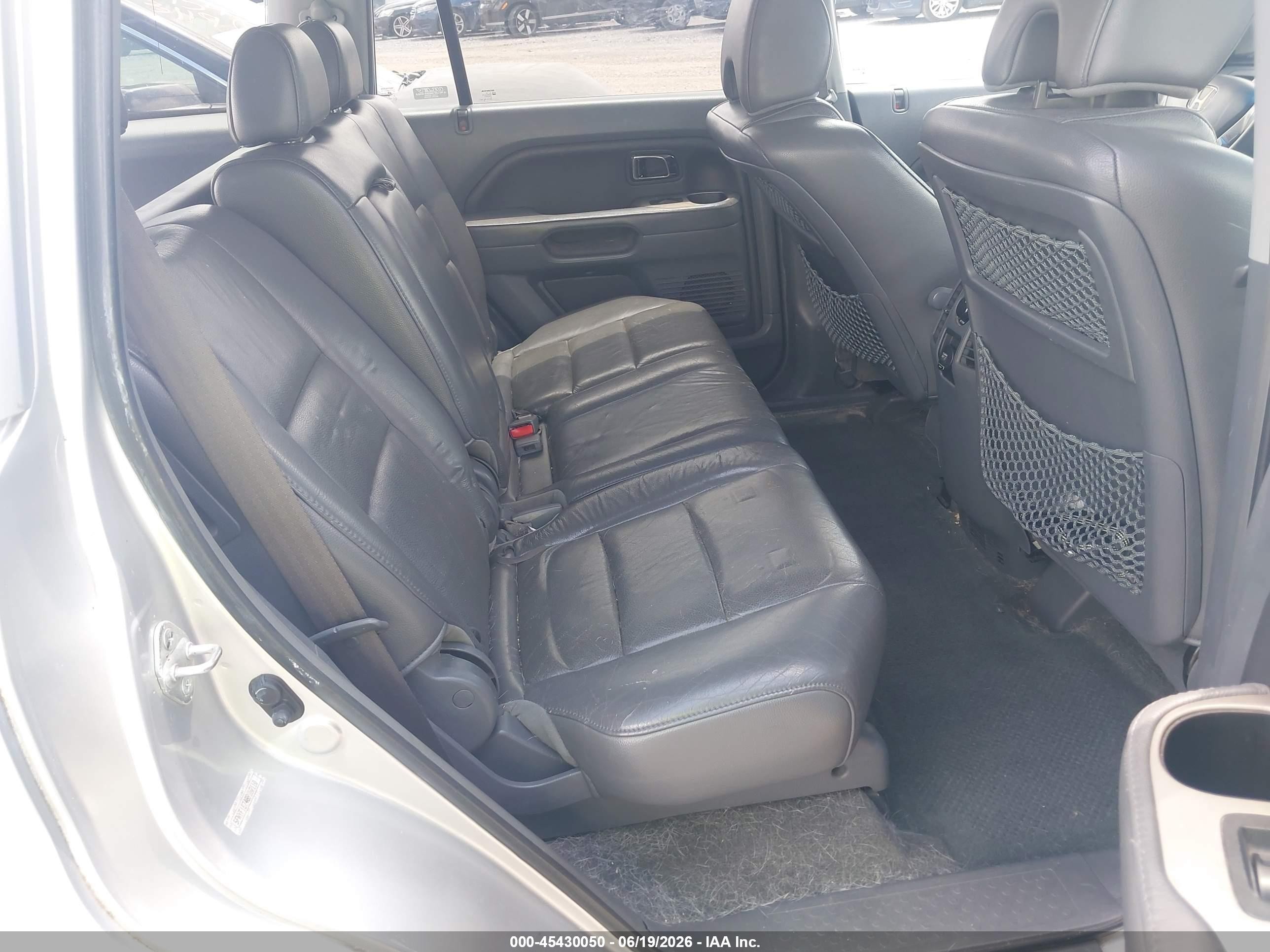 2008 Honda Pilot Ex-l Silver vin: 5FNYF18748B019110