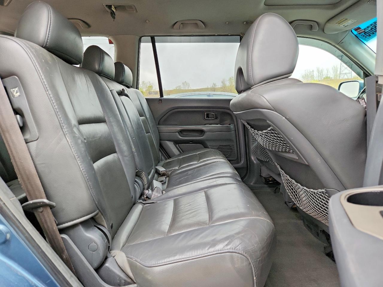 2007 Honda Pilot Exl Teal vin: 5FNYF18757B000192