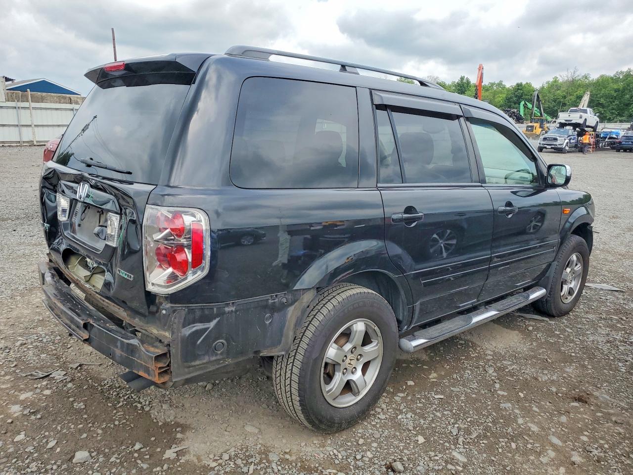 2008 Honda Pilot Exl Black vin: 5FNYF18768B003281
