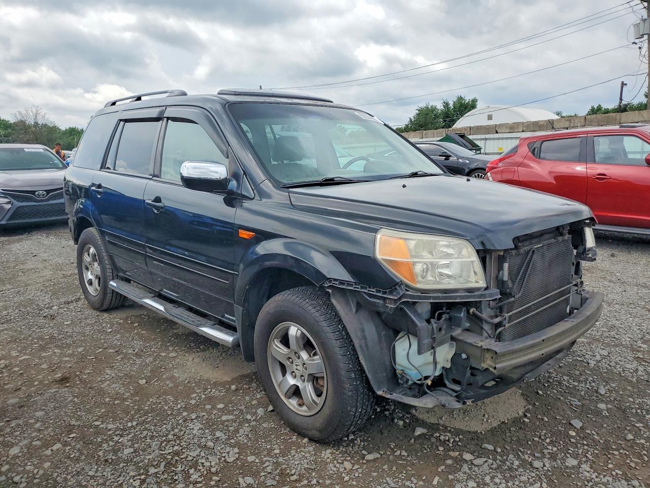 2008 Honda Pilot Exl Black vin: 5FNYF18768B003281