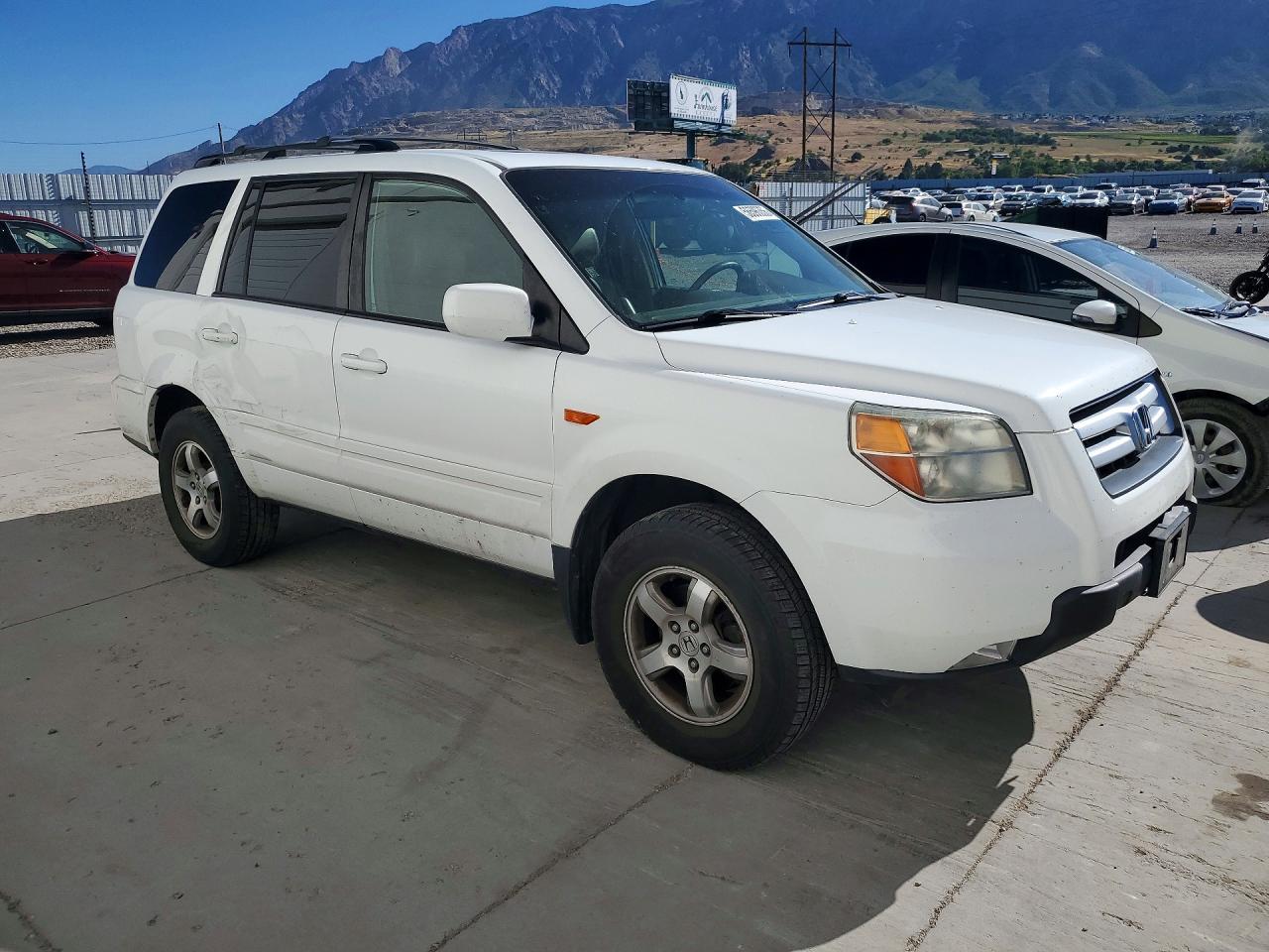 2008 Honda Pilot Exl White vin: 5FNYF18778B056426