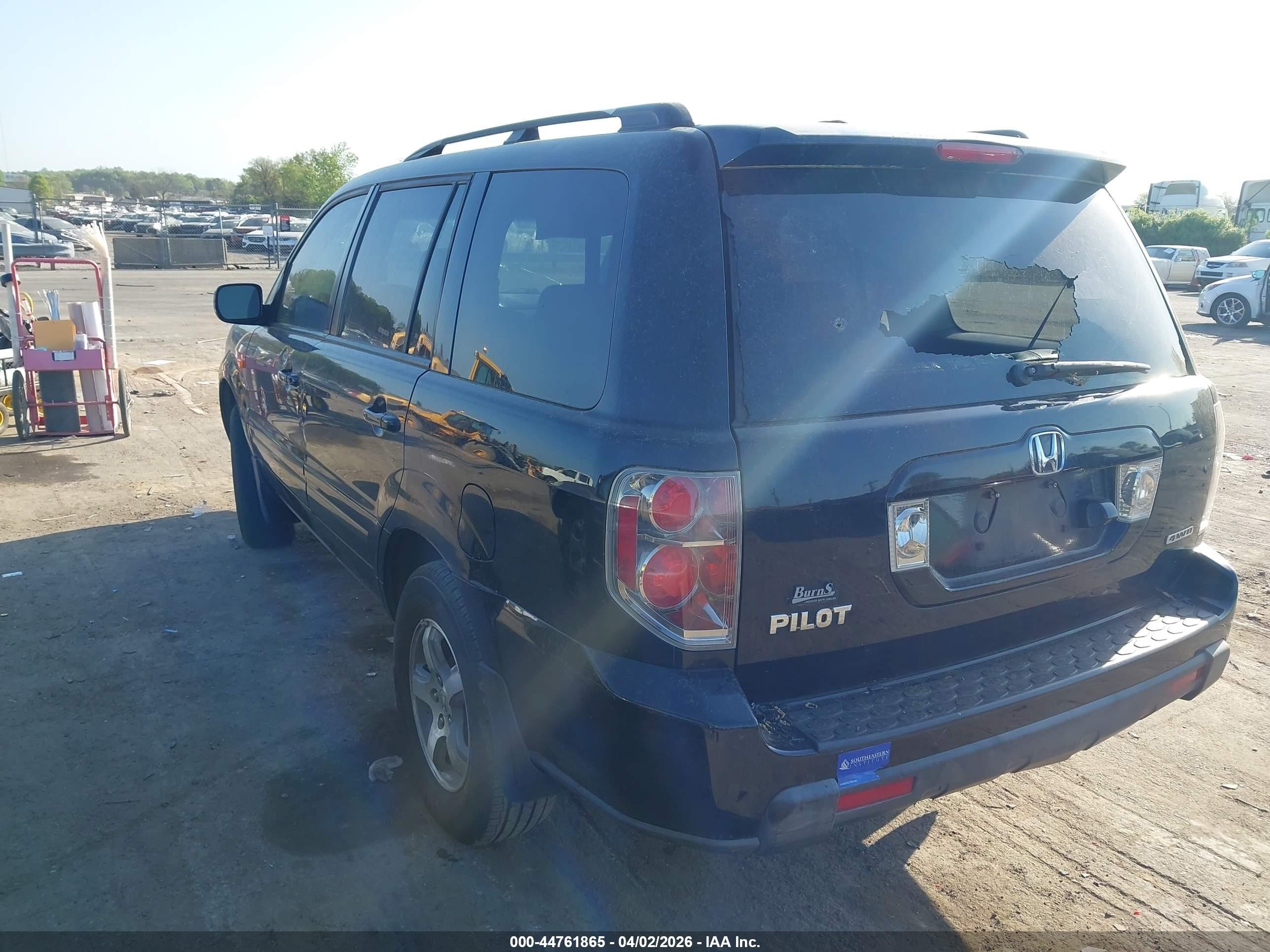 2007 Honda Pilot Ex-l Gray vin: 5FNYF18787B015706