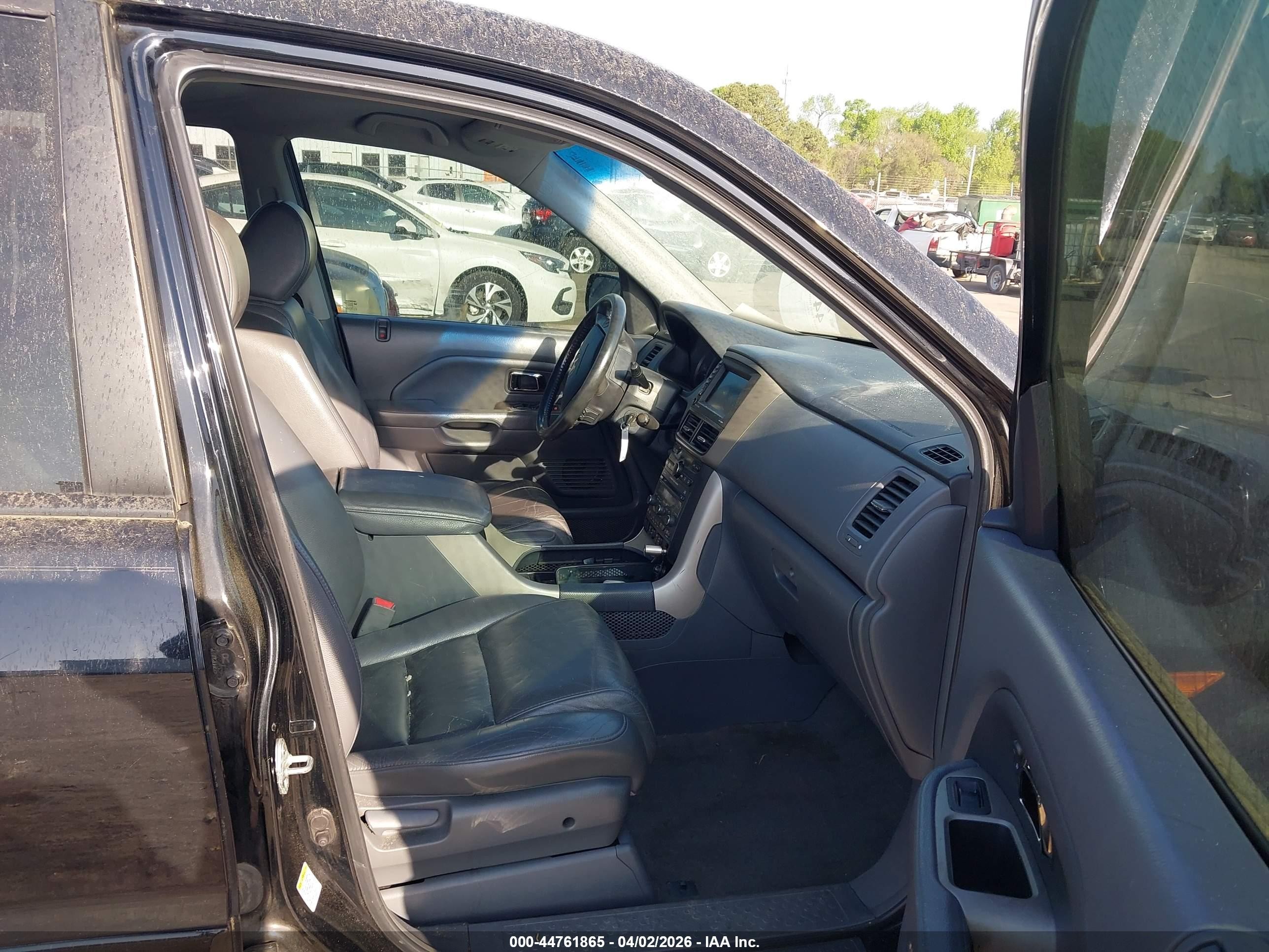 2007 Honda Pilot Ex-l Gray vin: 5FNYF18787B015706