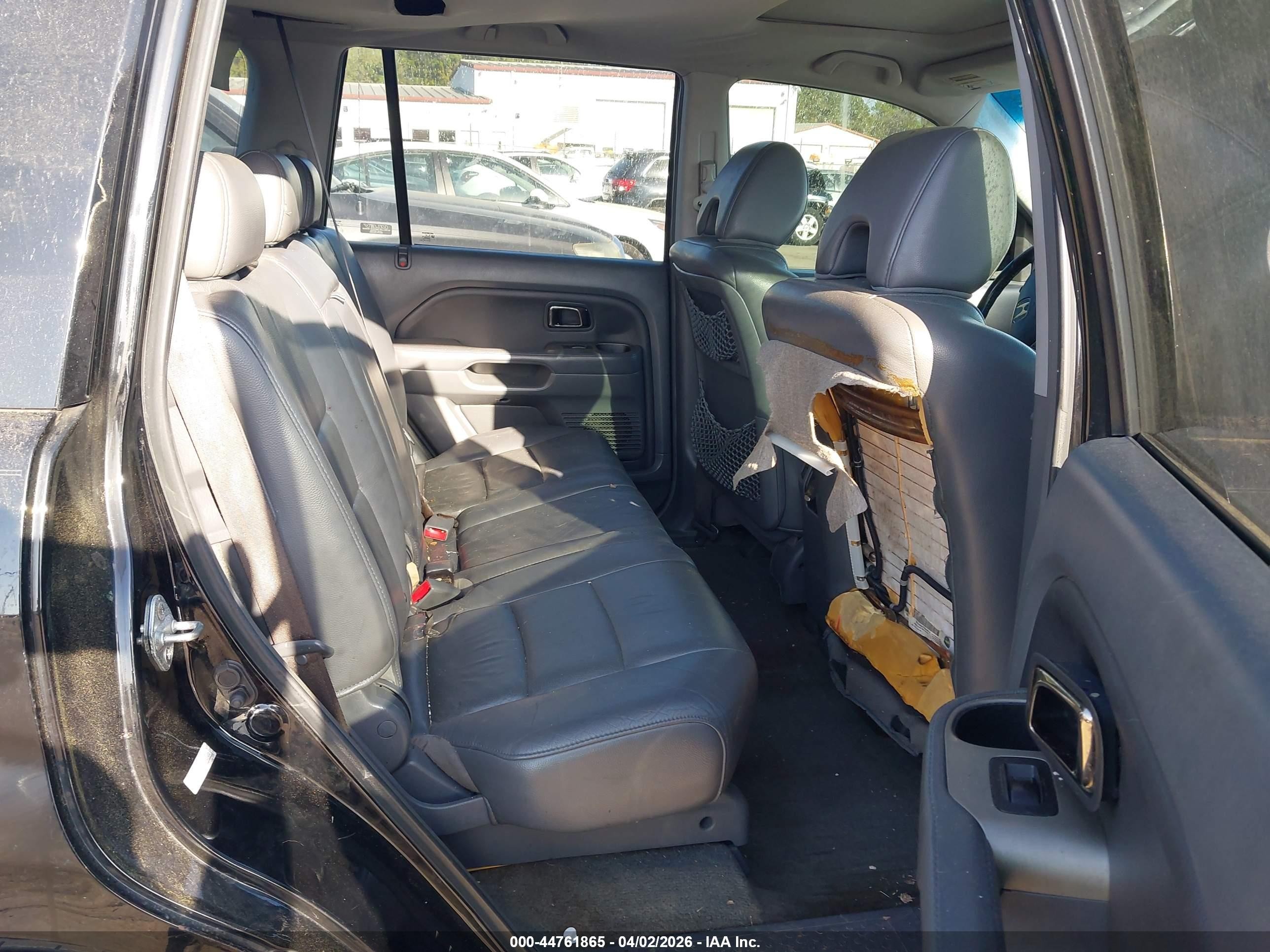 2007 Honda Pilot Ex-l Gray vin: 5FNYF18787B015706