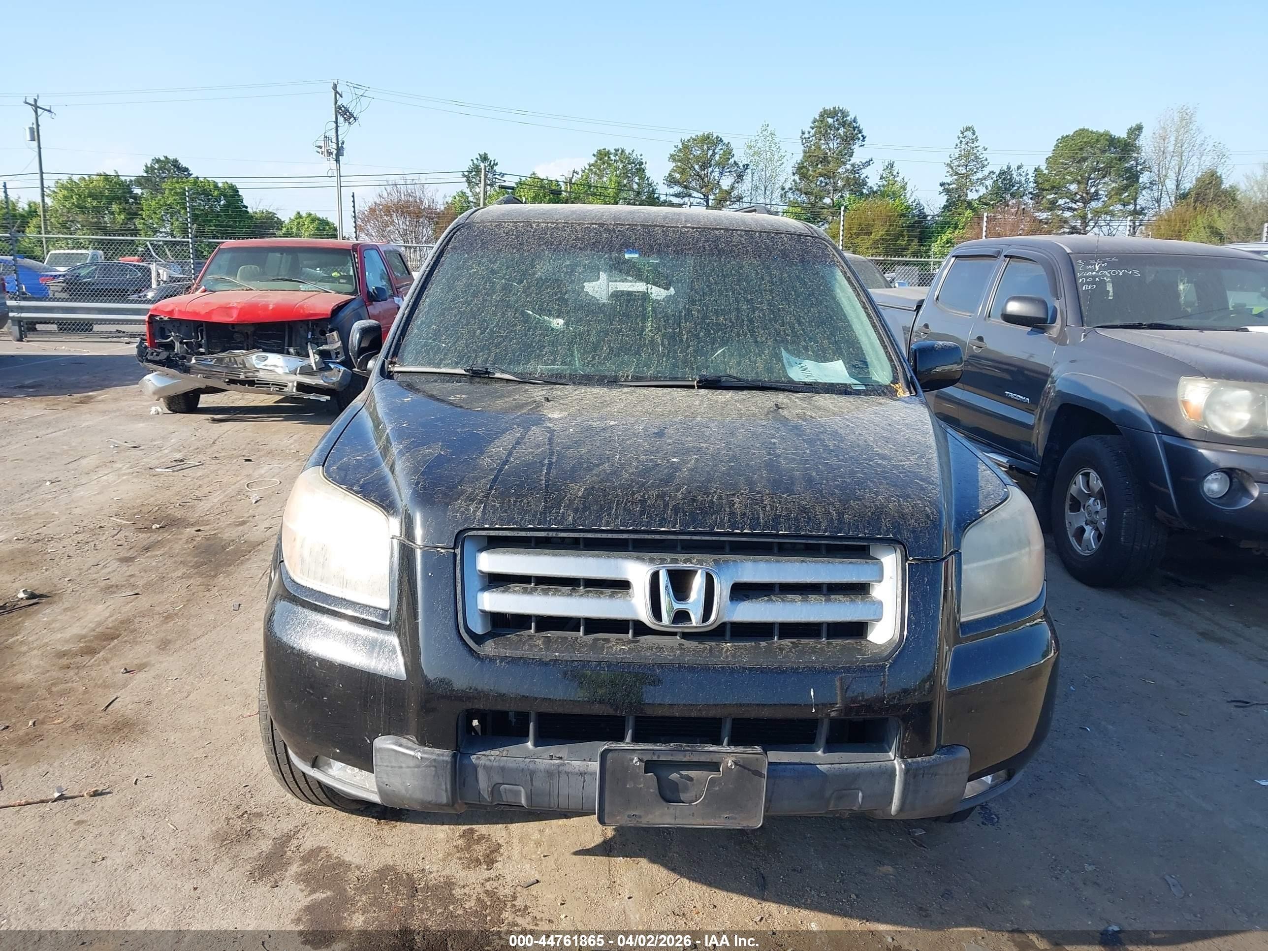 2007 Honda Pilot Ex-l Gray vin: 5FNYF18787B015706