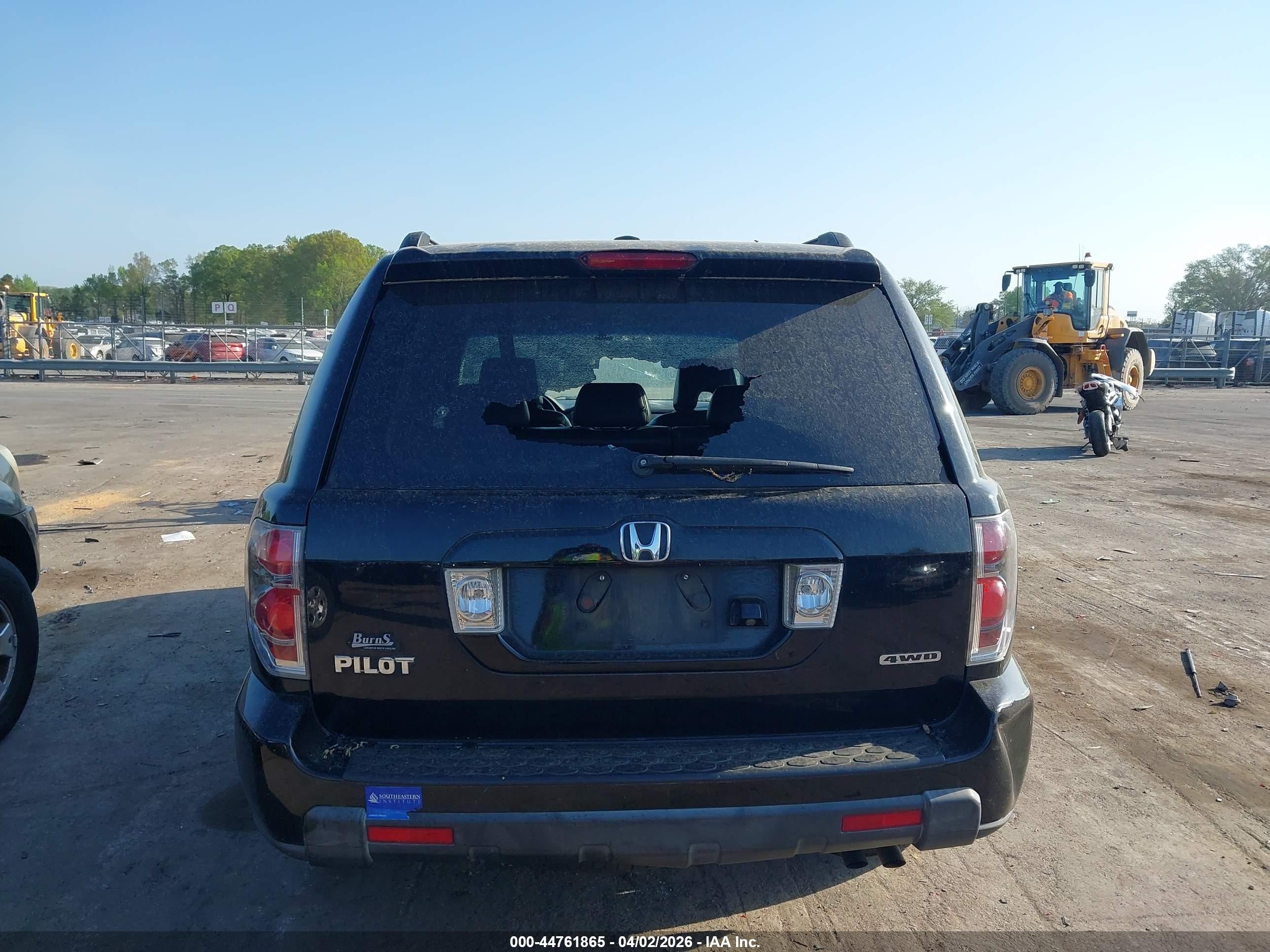 2007 Honda Pilot Ex-l Gray vin: 5FNYF18787B015706