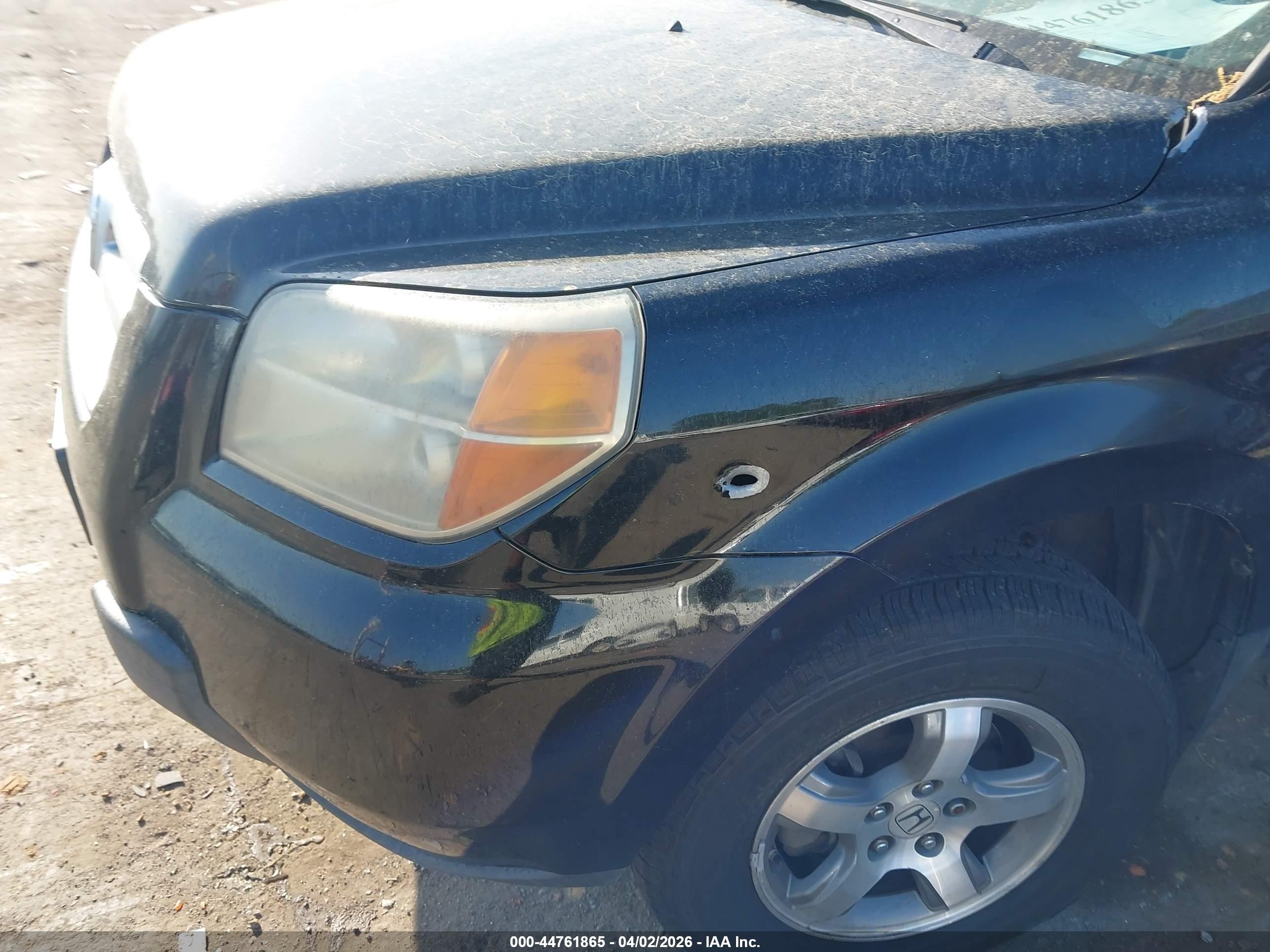 2007 Honda Pilot Ex-l Gray vin: 5FNYF18787B015706