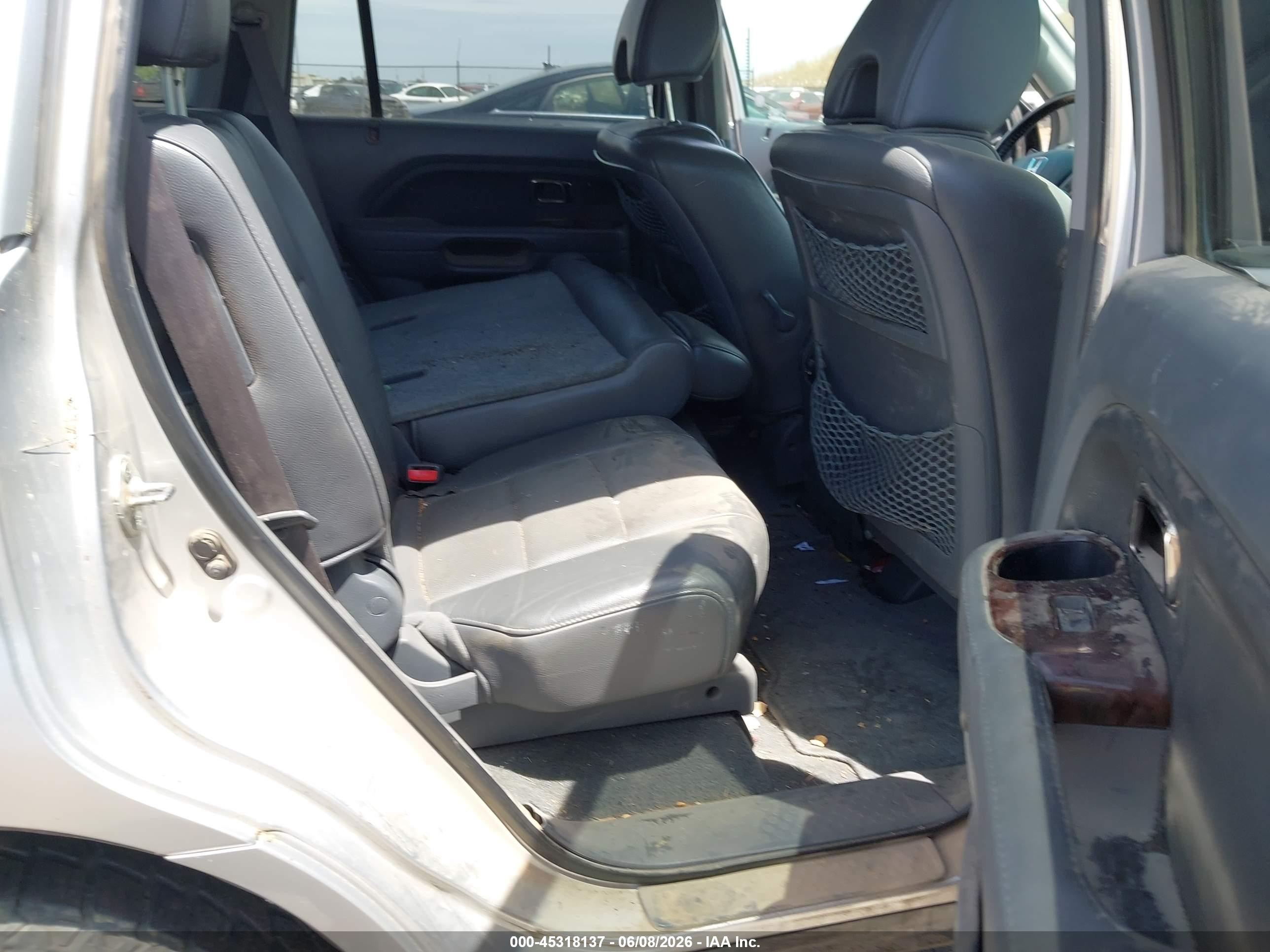 2007 Honda Pilot Ex-l Silver vin: 5FNYF18787B023532