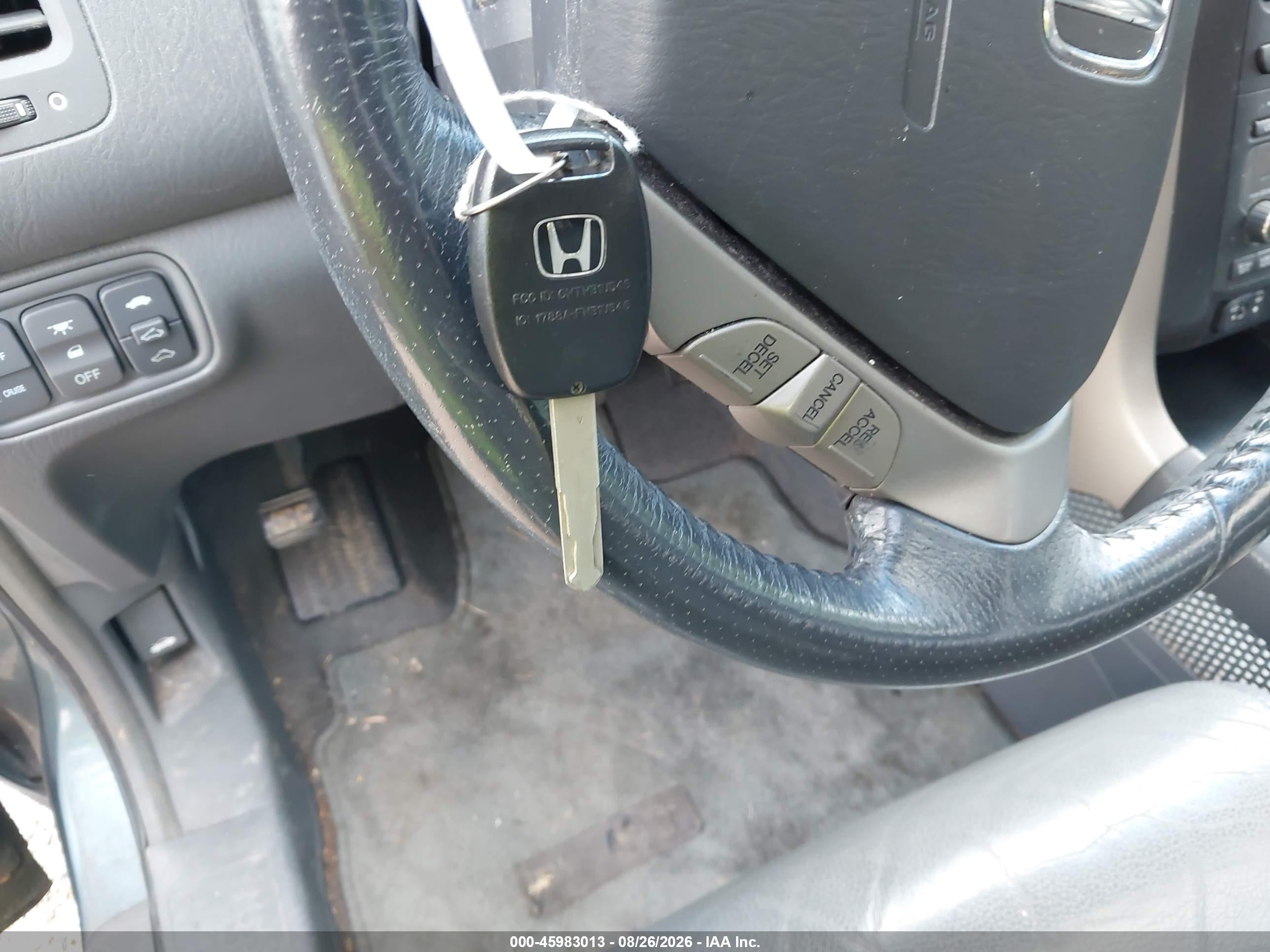 2008 Honda Pilot Ex-l Light Blue vin: 5FNYF18788B030899