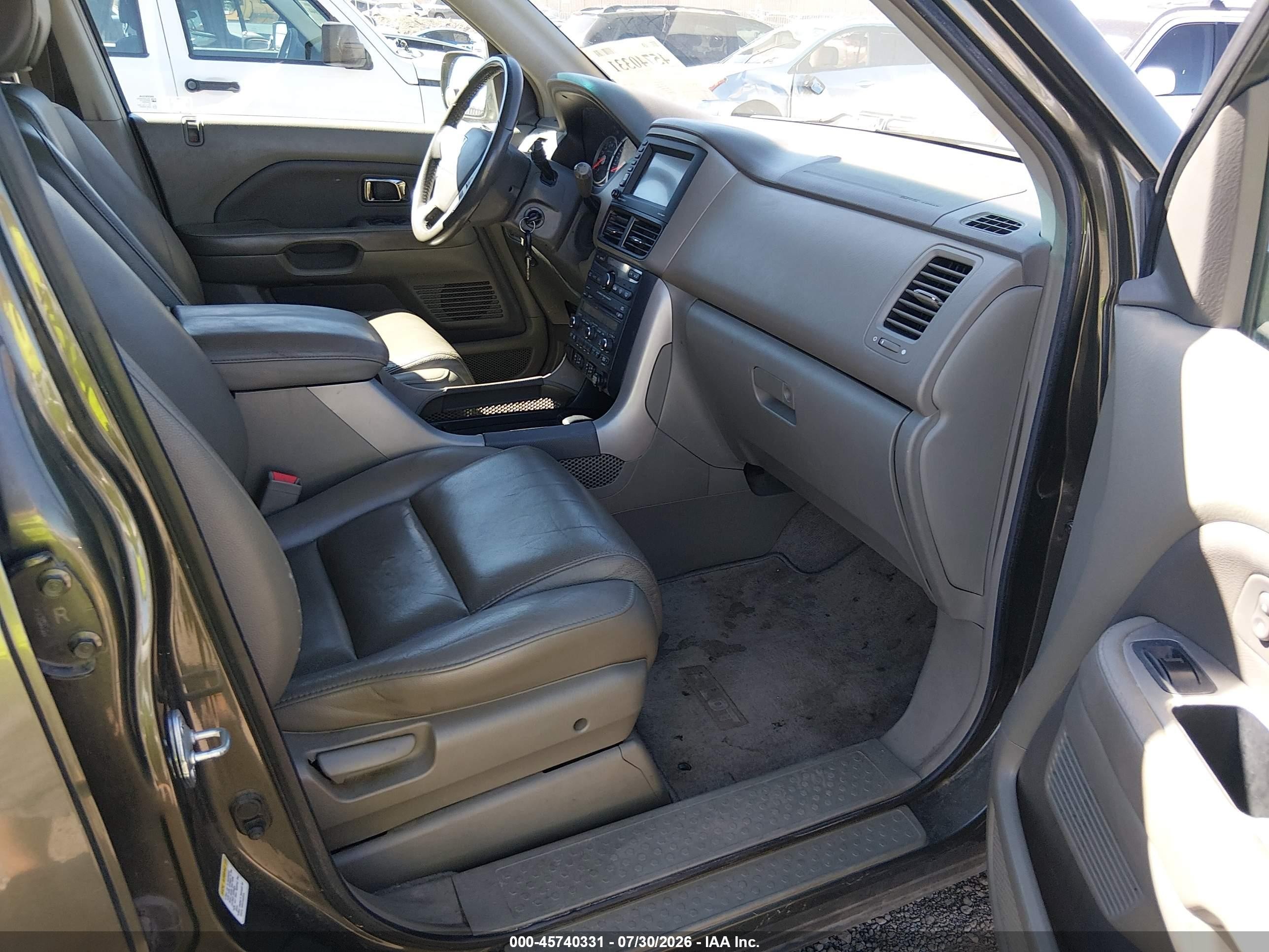 2006 Honda Pilot Ex Green vin: 5FNYF18796B024378